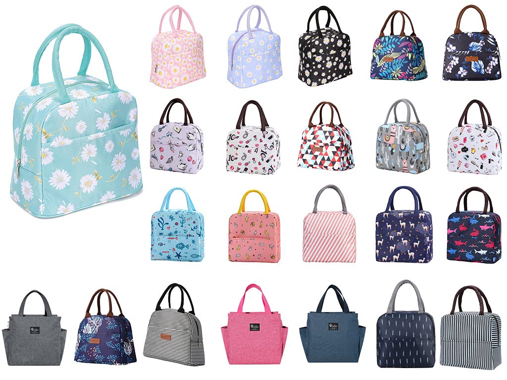 Women's Insulated Lunch Bag - Portable, Waterproof Food Warmer for Work, School & Picnics | Leakproof Thermal Lunch Box for Hot & Cold Meals | Perfect for Office, Travel & Outdoor Activities