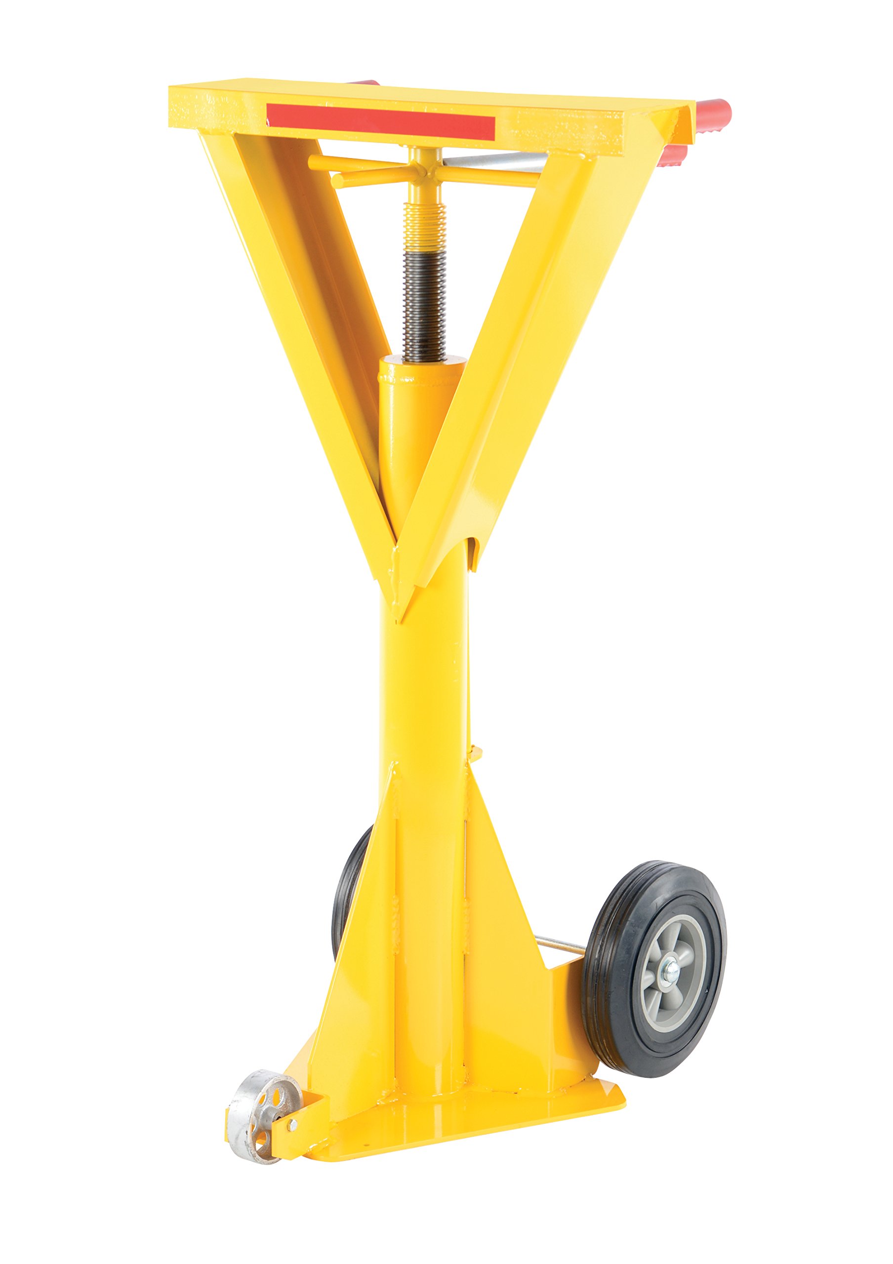 Vestil SP-TOP-BEAM-100 Heavy Duty Steel Trailer Stabilizing Spin Top Beam Jack - 50,000 lb Capacity - 27-7/16