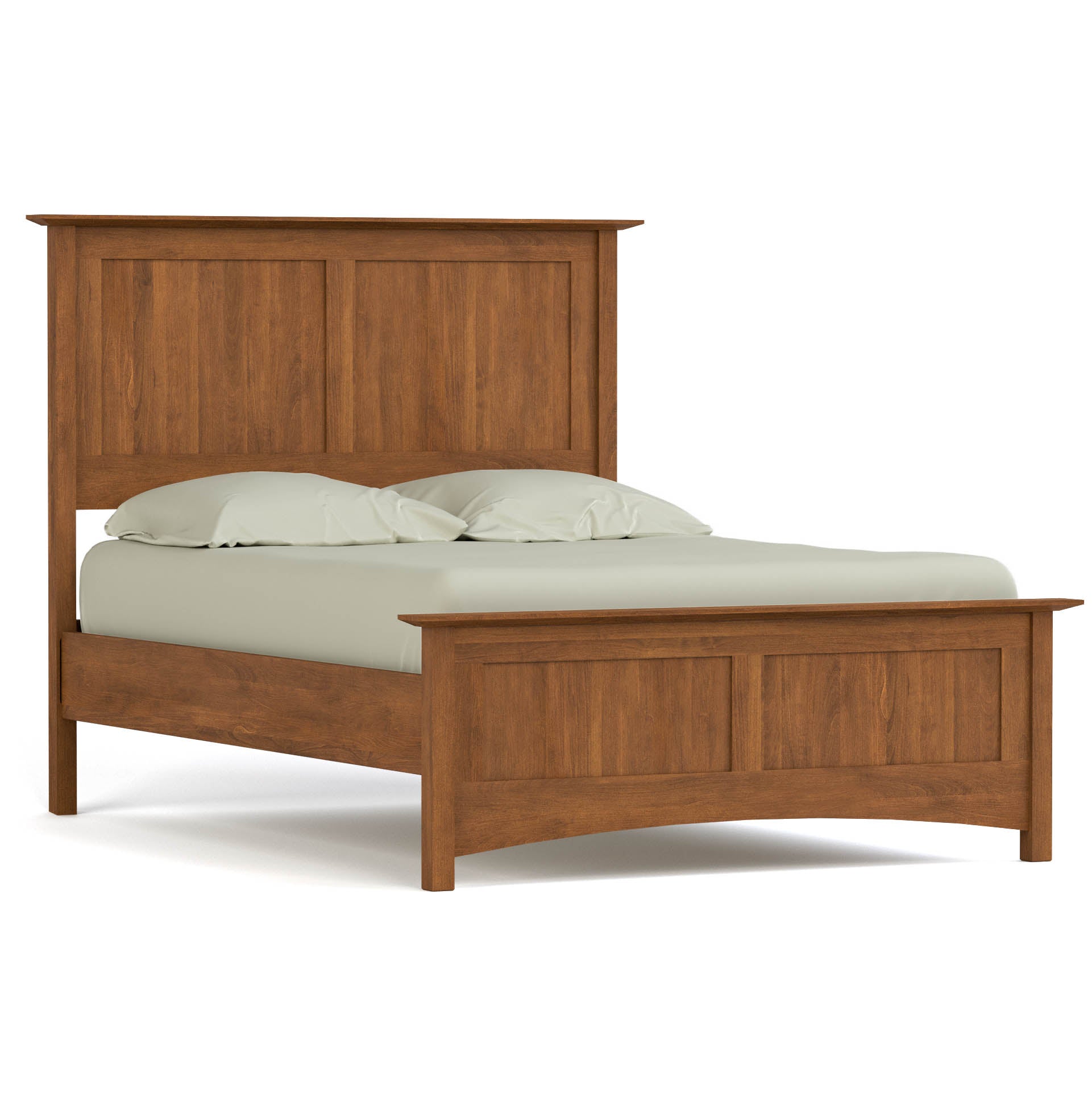 Gable Road Bed Frame - Sturdy Metal Platform Bed with Wooden Headboard - Perfect for Modern Bedrooms & Guest Rooms
