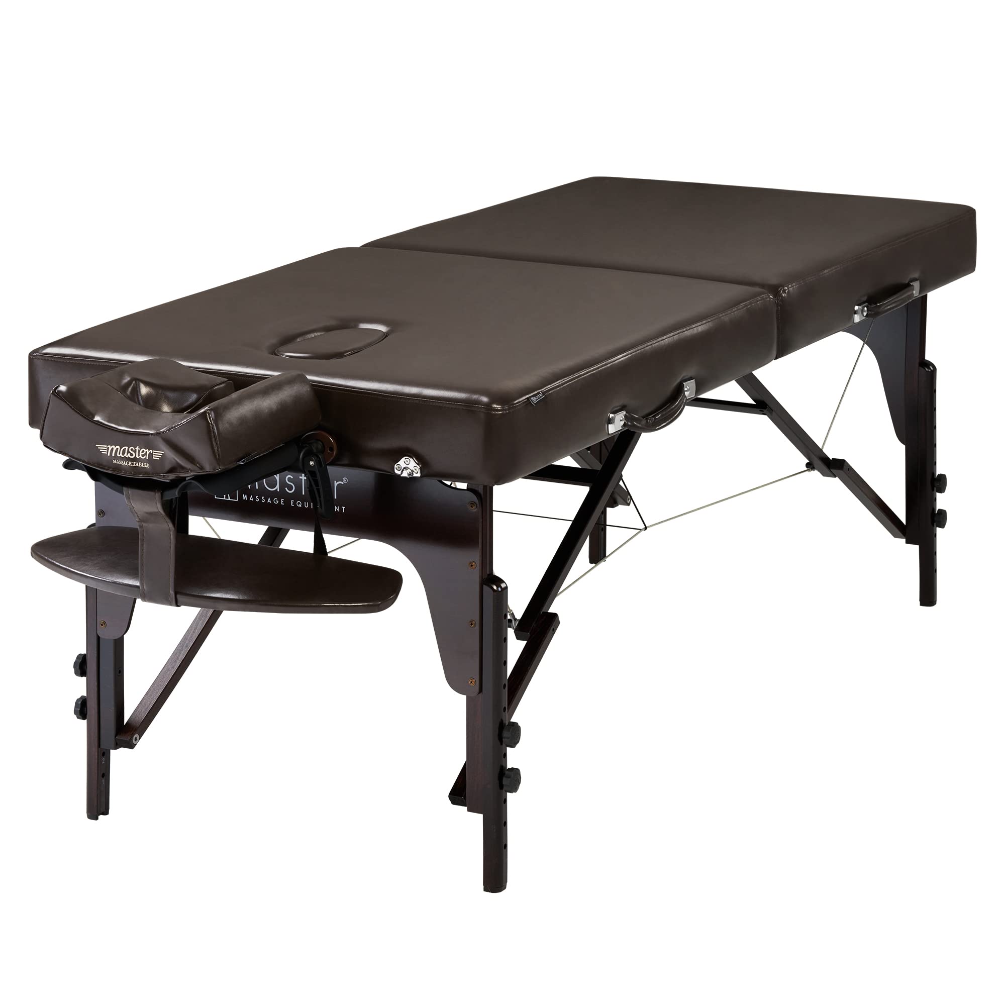 Premium Portable Massage Table with Face Hole & Filler - 79cm Chocolate Luxury Spa Bed for Lash Extensions, Tattoo, Beauty Salon & Therapy - Perfect for Professional Use & Home Relaxation