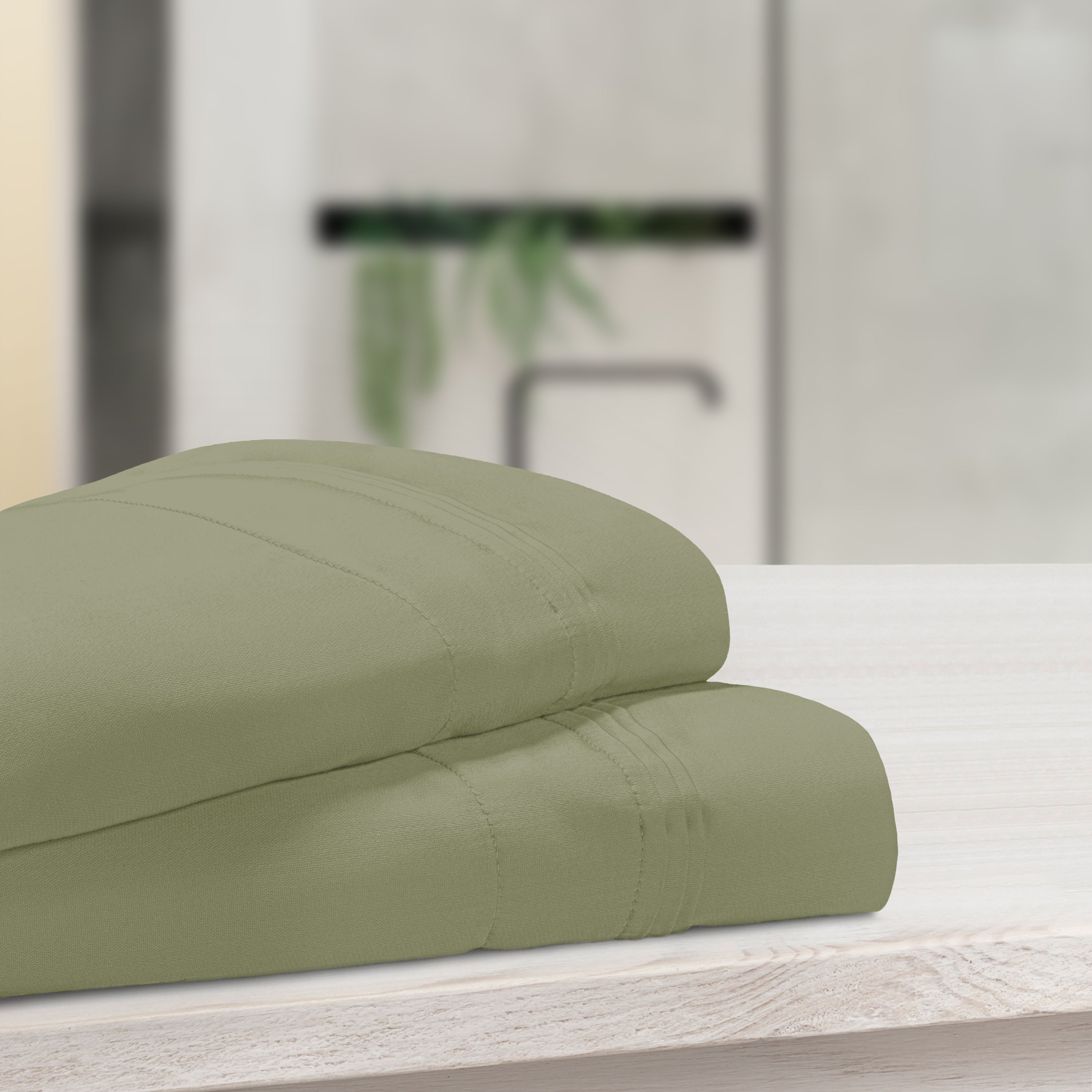 Premium 1000 Thread Count Egyptian Cotton Pillowcase Set - Ultra Soft & Breathable for Luxury Bedding - Perfect for Home, Hotel, and Travel Use