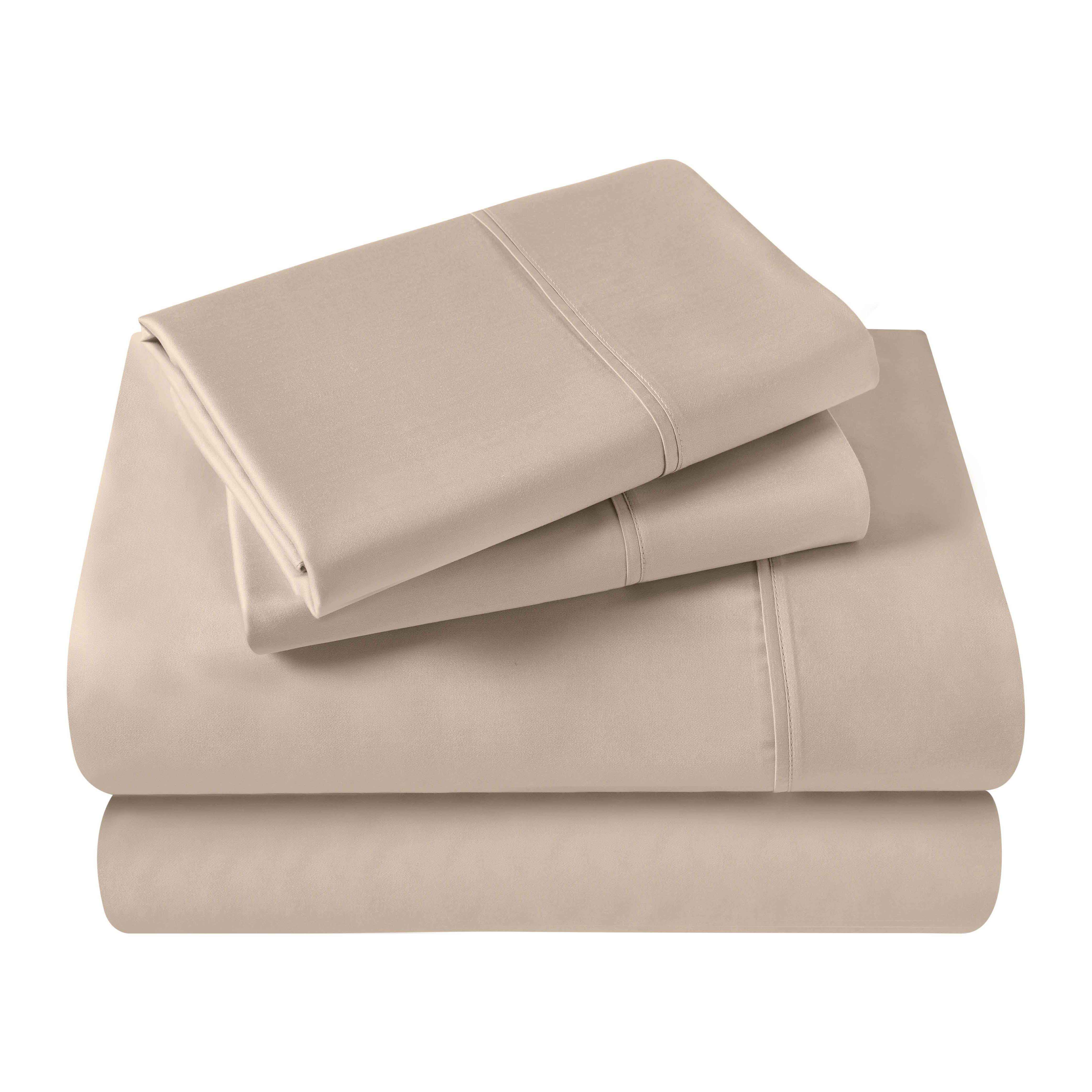 Premium 400 Thread Count Egyptian Cotton Bed Sheet Set - Soft, Breathable & Durable for Ultimate Comfort - Perfect for Luxury Bedrooms & Hotels