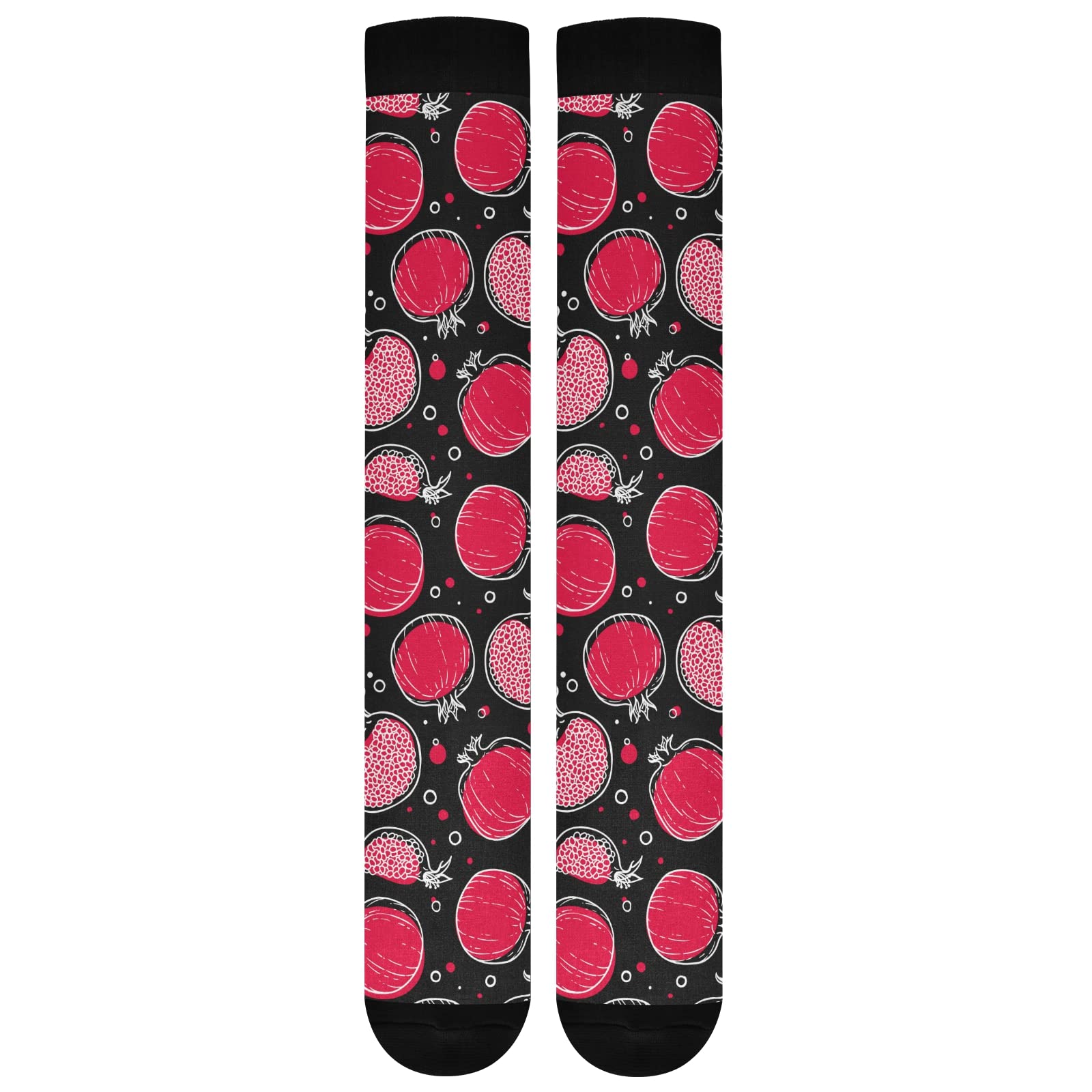 **JUNZAN Compression Socks for Women & Men - Medical Grade Blueberry Circulation Socks for Running, Cycling, Nursing & Travel - Improve Blood Flow & Reduce Swelling**    *(Use for: Marathon Training, Long Work Shifts, Airplane Travel & Post-Workout Recovery)*