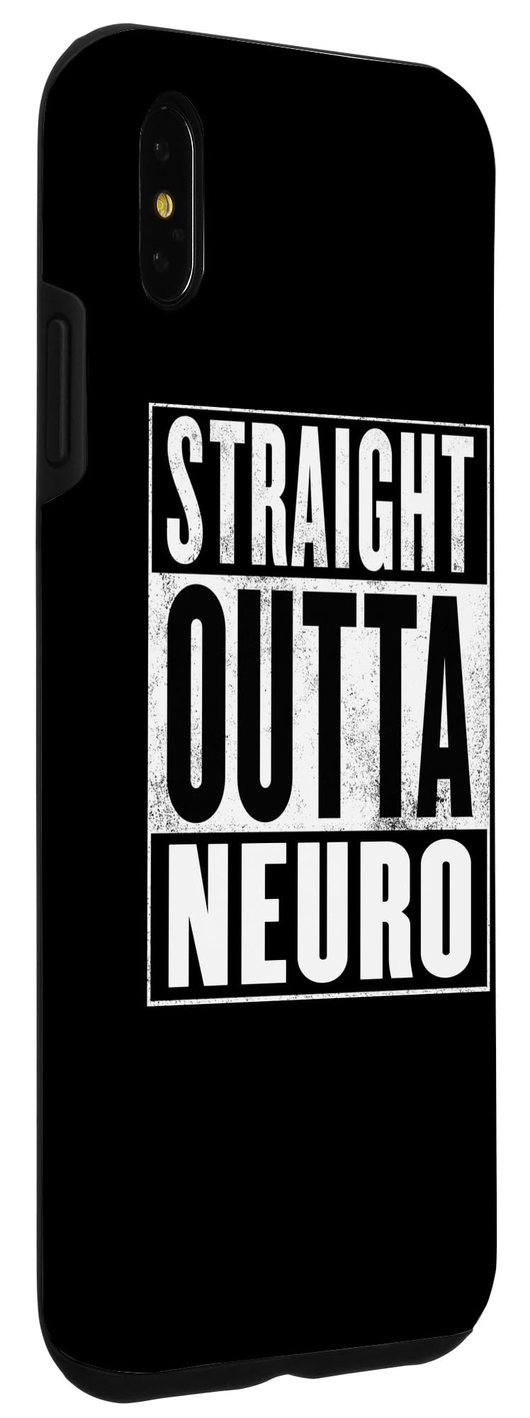 iPhone XS Max Neuro Case - Premium Protective Phone Cover for iPhone XS Max | Durable Slim Design with Stylish Neuro Apparel Print | Perfect for Everyday Use, Travel & Gym