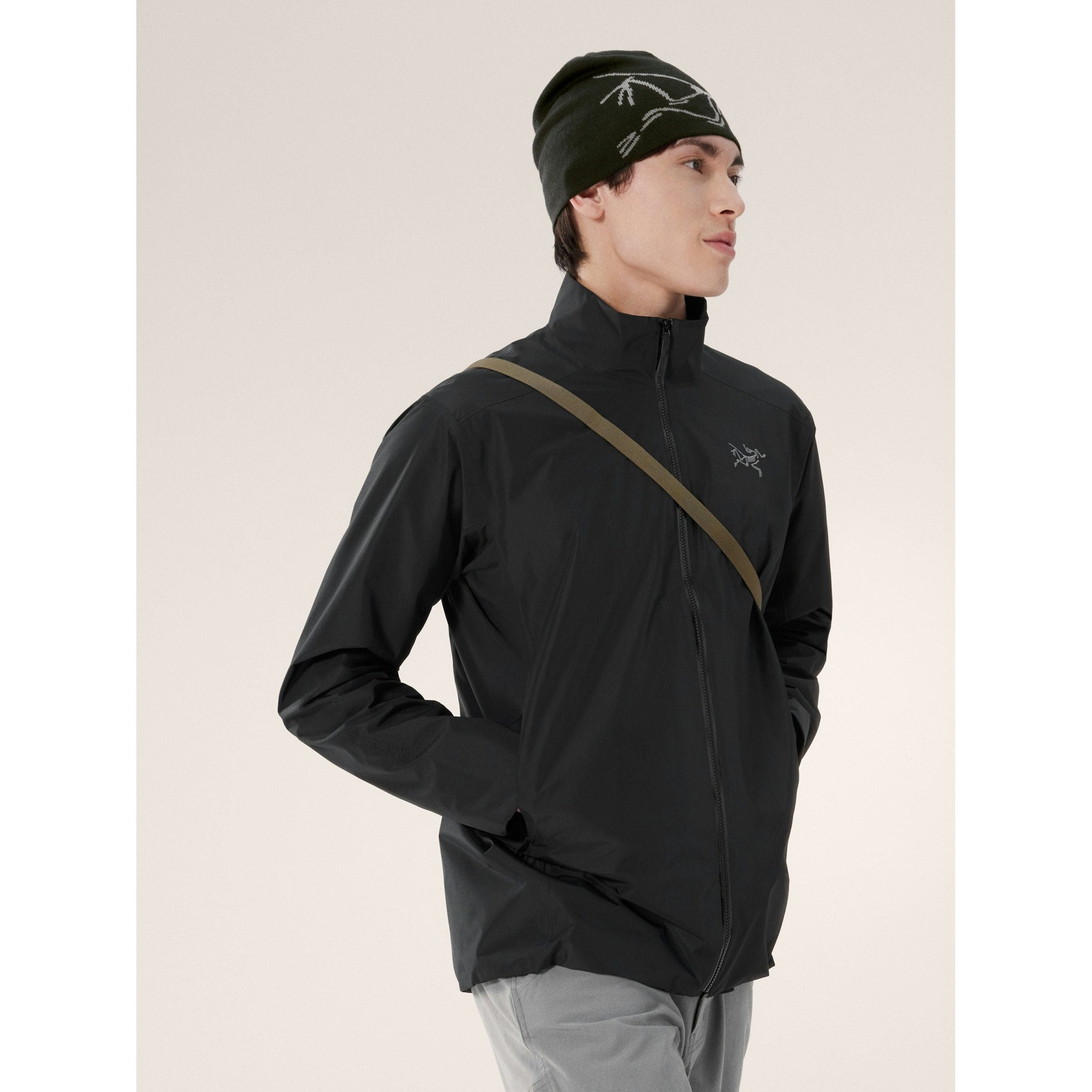 Arc'teryx Men's Solano Jacket - Lightweight Waterproof Windbreaker for Hiking & Outdoor Adventures