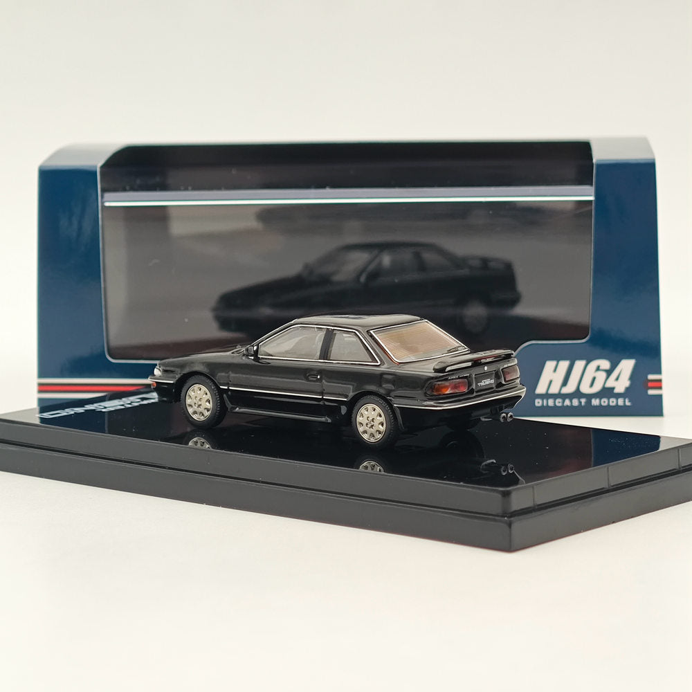1/64 Scale Hobby Japan Toyota Sprinter Trueno GT Apex AE92 Black Metallic Diecast Model Car - Collectible Miniature Vehicle for Display, Racing Enthusiasts & Japanese Car Fans