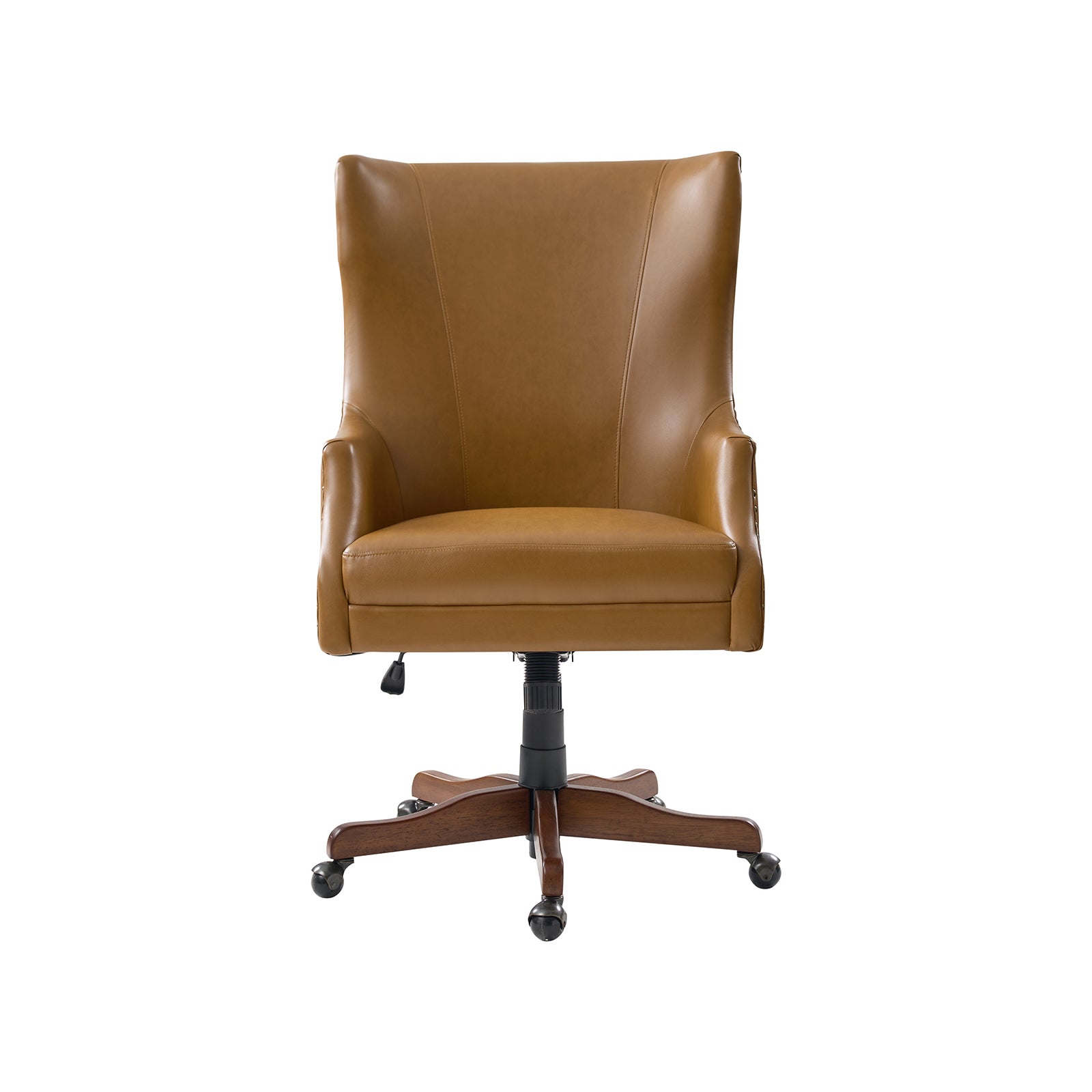 Caesar Classic Modern Office Chair with Elegant Copper Nailheads - Ergonomic Executive Desk Chair for Home & Office Workspace - Perfect for Professionals, Gamers and Remote Workers