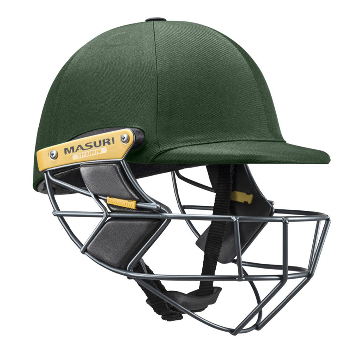 Masuri T Line Titanium Cricket Wicket Keeping Helmet - Lightweight & Durable Protection for Wicket Keepers - Perfect for Professional Matches & Training Sessions