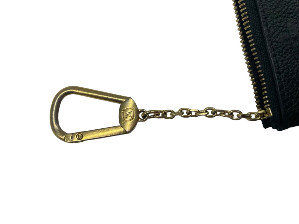 Louis Vuitton Monogram Empreinte Leather Key Pouch - Compact Wallet for Keys & Cards - Perfect for Travel, Everyday Use & Gift Giving