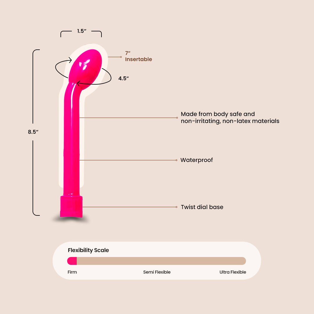 G Gasm Delight - Powerful G Spot Vibrator for Women, Rechargeable Waterproof Silicone Massager with 10 Vibration Modes - Perfect for Couples Play & Solo Pleasure