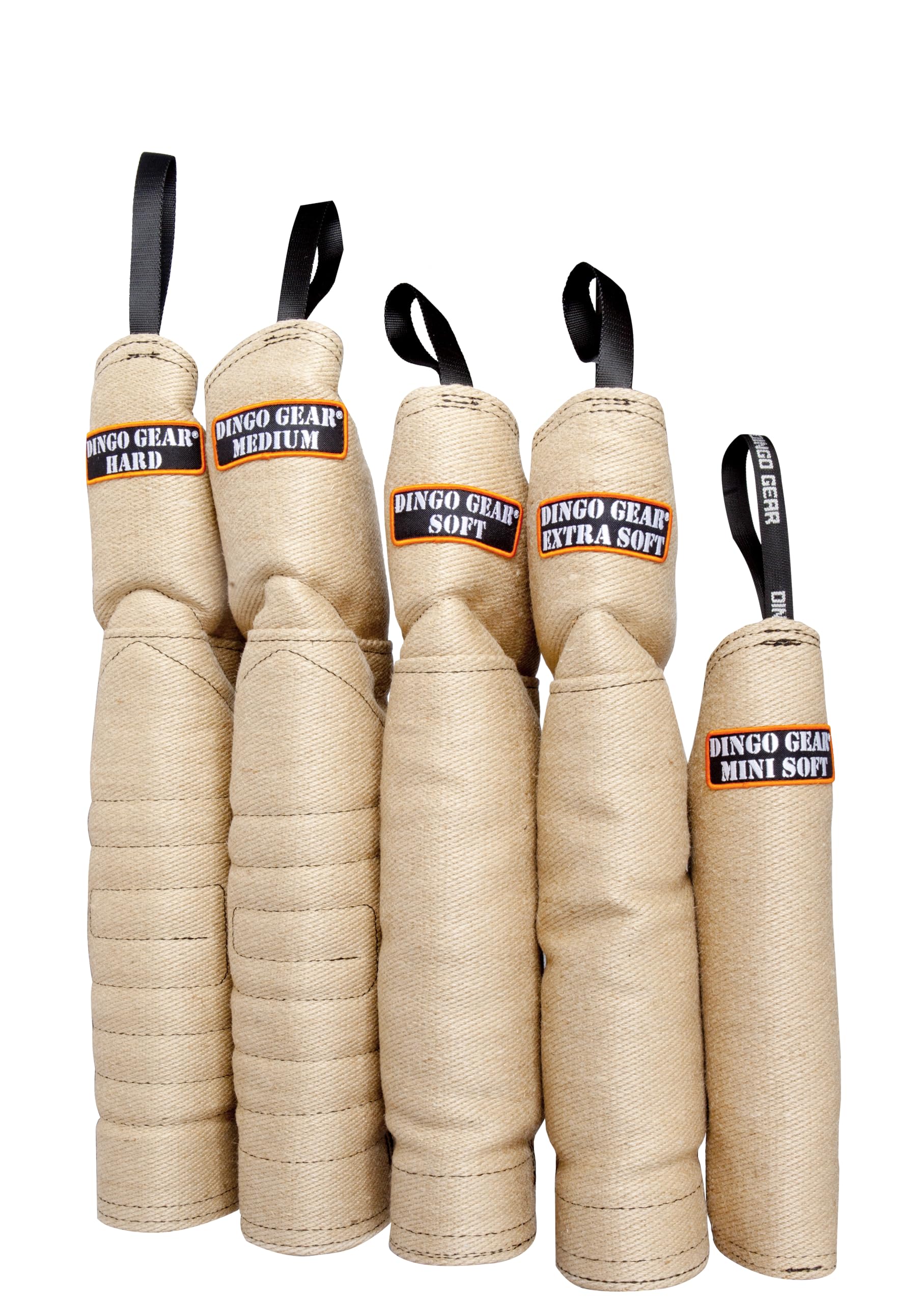 Dingo Gear Ultra-Durable Jute Bite Sleeve with Reinforced Handle & Internal Grip - Level 5 Master Protection for IGP, K9, Police & Sport Dog Training - Perfect for Bite Work, Protection Training & Canine Sports