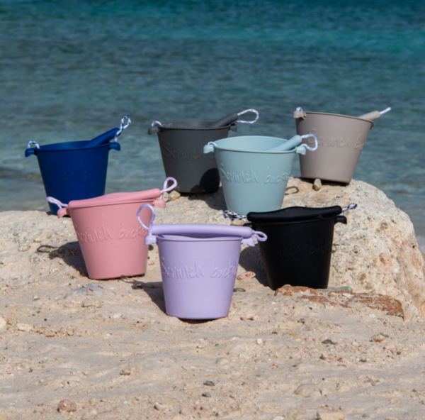 Kids Beach Toys Set - Scrunch Bucket & Spade Sand Play Tools for Toddlers - Perfect for Sandcastle Building, Beach Trips & Outdoor Play