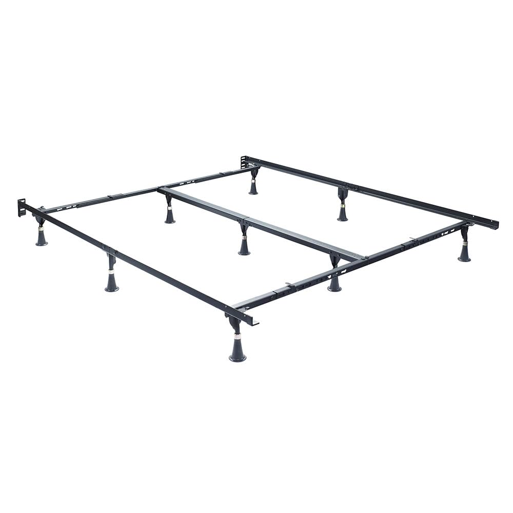 Hollywood Bed Frames E3 Premium Queen Size Bed Frame - Heavy Duty Metal Platform with Noise-Free Support, Easy Assembly - Perfect for Master Bedrooms, Guest Rooms & Apartments