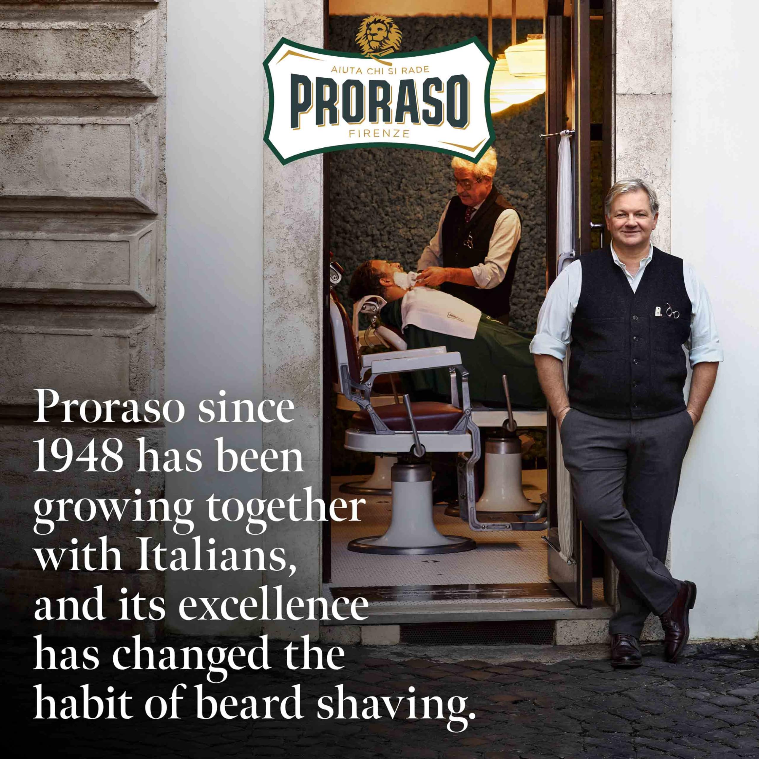 Proraso Beard Wash for Men - Cleansing, Softening & Refreshing Beard & Skin Care - Ideal for Daily Use & Grooming Routine
