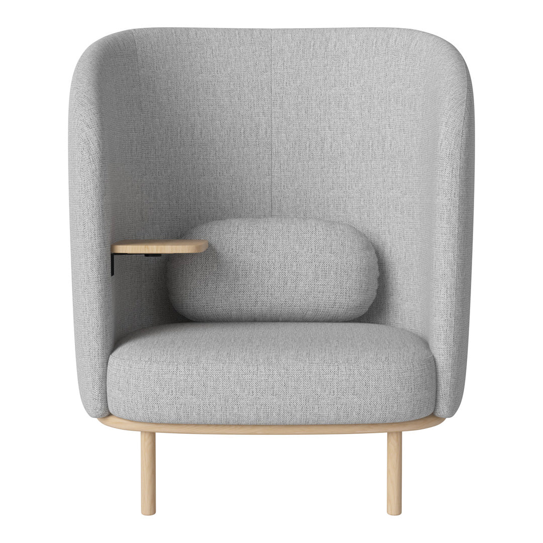 Fuuga Modern Nesting Armchair with Side Table - Space Saving Living Room Furniture for Small Apartments, Dorm Rooms & Cozy Home Decor