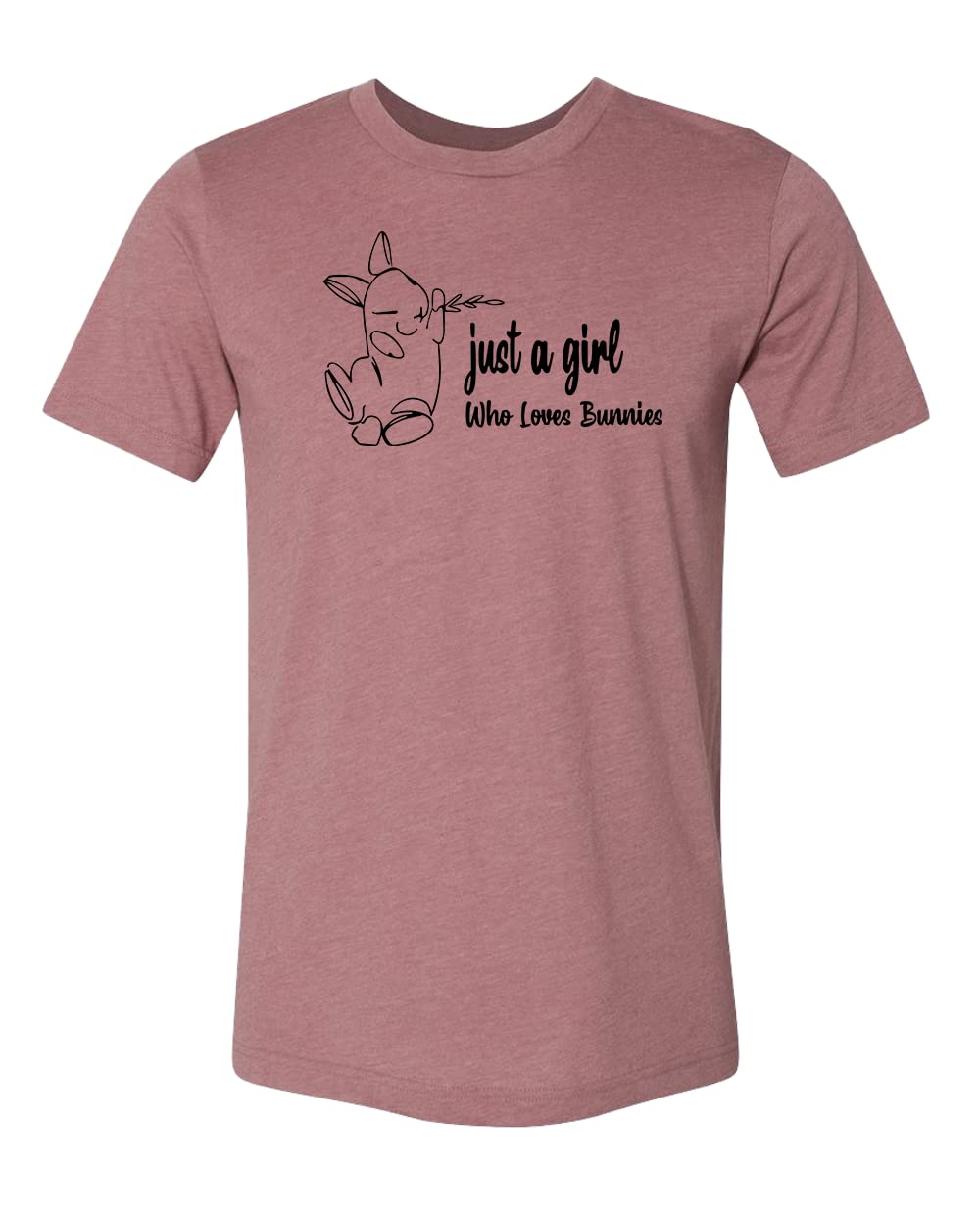 Cute Bunny Lover T-Shirt - Rabbit Themed Cotton Tee for Women - Perfect Easter Gift, Birthday Present for Mom & Her - Casual Wear, Animal Lover Outfit, Spring Fashion