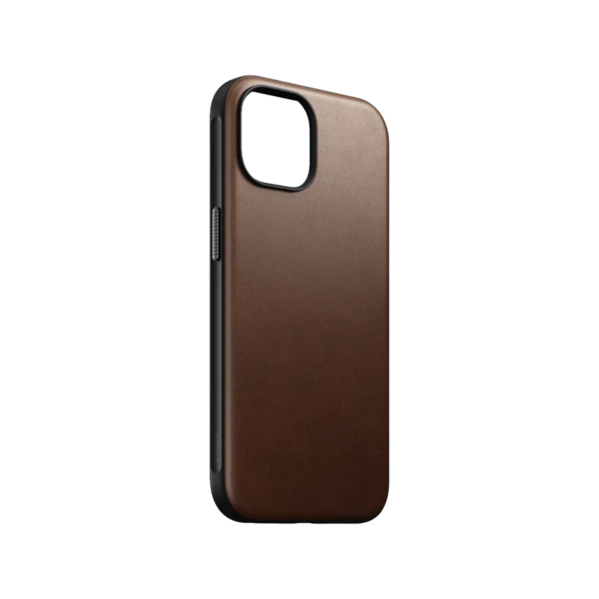 Premium Genuine Leather iPhone 15 Case - Slim Protective Brown Cover with RFID Blocking | Perfect for Business Professionals & Everyday Use