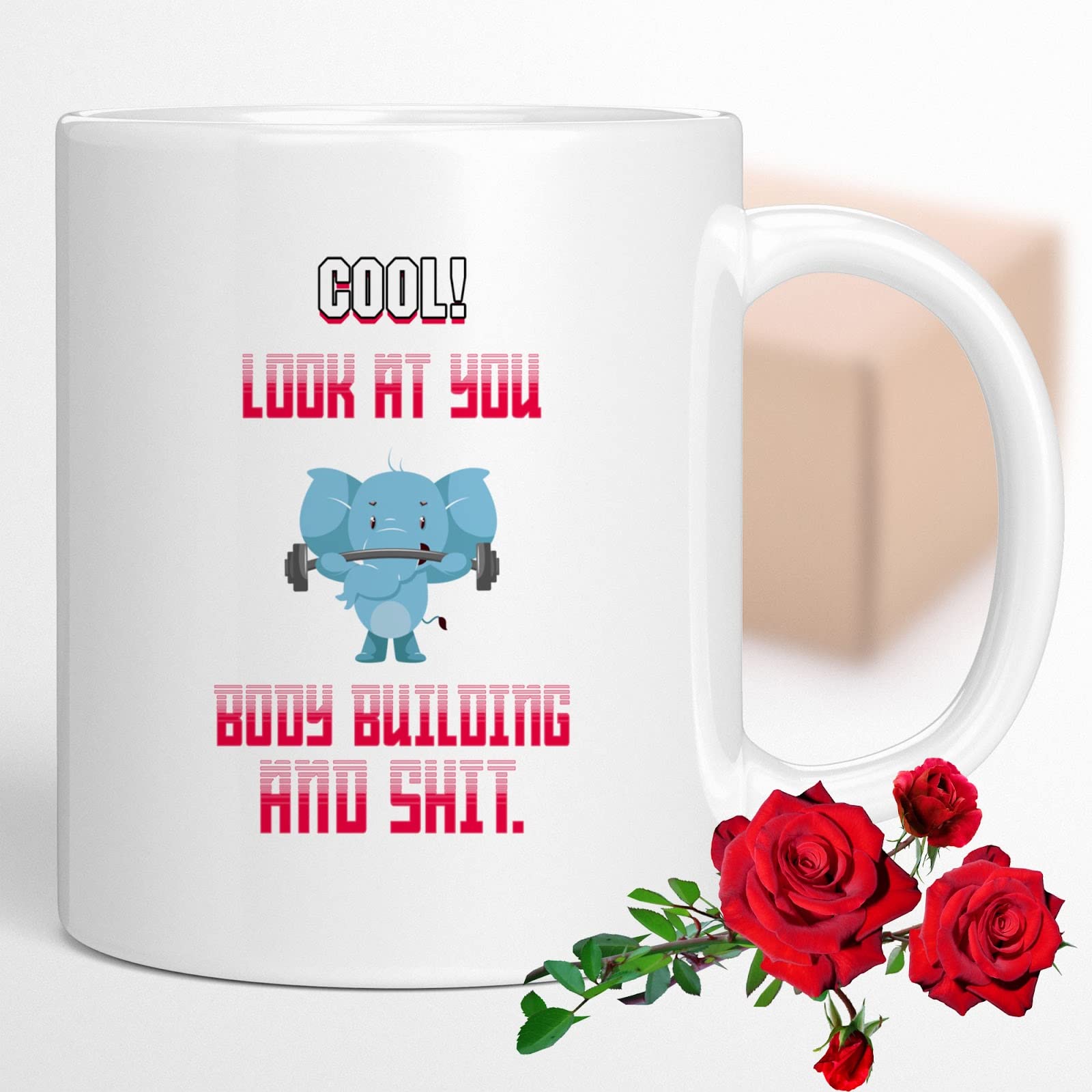 Bodybuilder Coffee Mug - Perfect Gift for Gym Lovers, Boyfriend, Husband & Fitness Instructors - Ideal for Post-Workout Protein Shakes & Gym Motivation