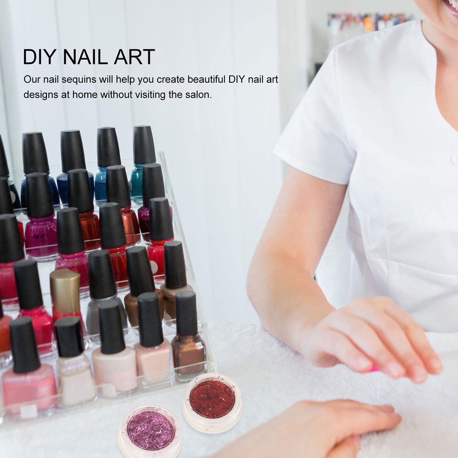 Beaupretty 3-Pack Nail Art Decorations Kit - DIY Nail Glitter & Silk Thread for Manicure - Perfect for Home Nail Salon, Party Nail Designs & Professional Nail Artistry