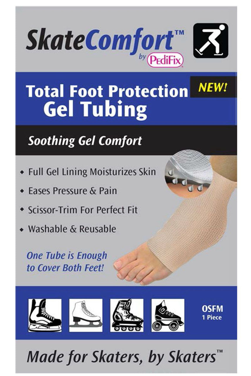 Skate Comfort 10 Foot Protection Gel Sleeve - Cushioned Support for Skateboarding, Running & Sports Injuries - Perfect for Ankle & Heel Pain Relief