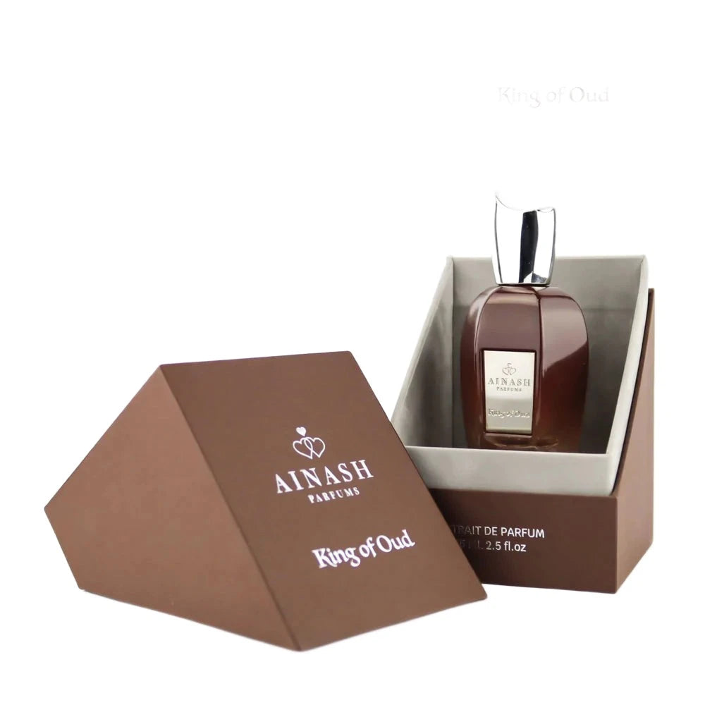 Premium Ainash King of Oud 2.5 oz EDP for Men - Long Lasting Luxury Fragrance for Date Night & Special Occasions