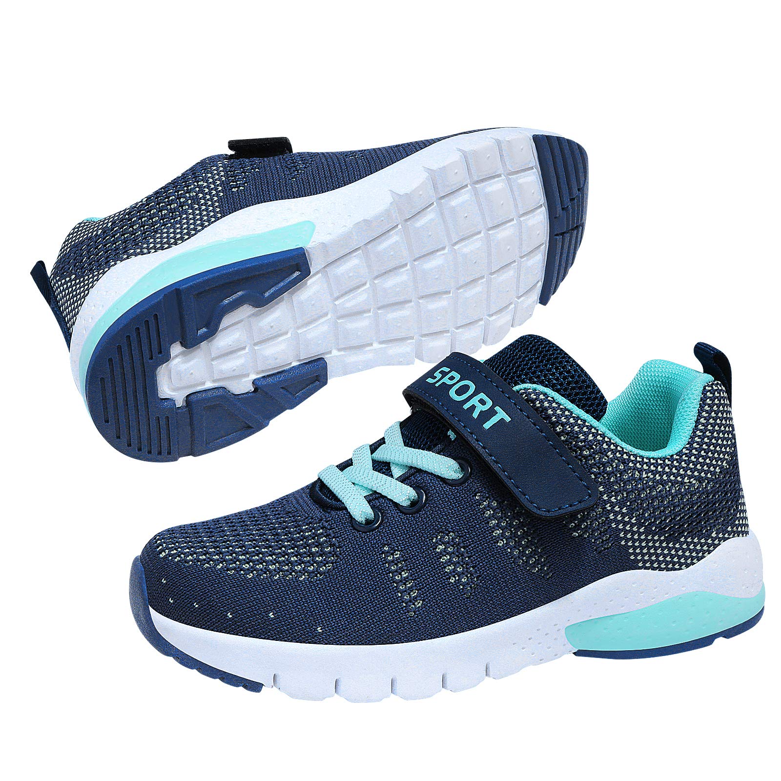 MAYZERO Kids Tennis Shoes - Breathable Lightweight Running & Walking Sneakers for Boys and Girls - Perfect for Sports, Gym Class & Everyday Play
