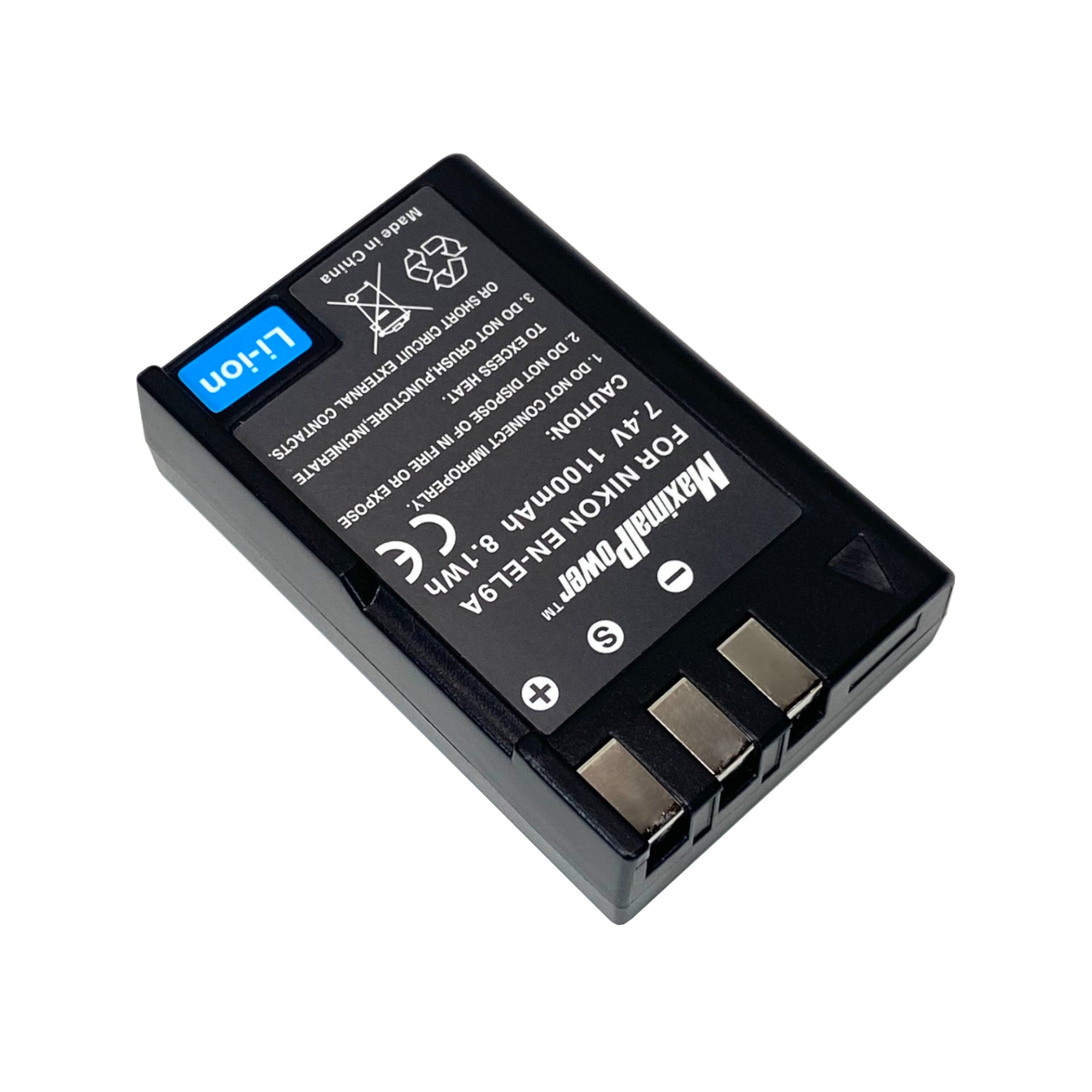 MaximalPower EN EL9 Replacement Battery for Nikon EN EL9/EN EL9a/EN EL9e - Compatible with Nikon D3000, D5000, D40, D40x, D60 DSLR Cameras - Perfect for Travel, Photography Sessions & Outdoor Shooting