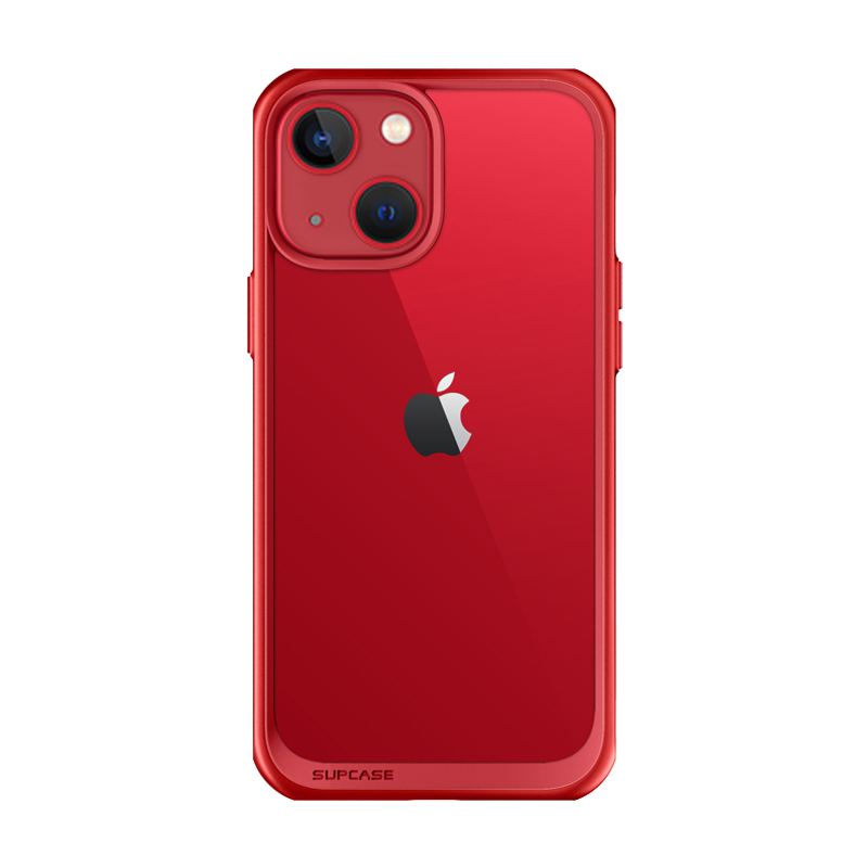 iPhone 13 Case 6.1 Inch - Unicorn Beetle Style Slim Clear Protective Cover (Red) - Perfect for Everyday Use, Work & Travel