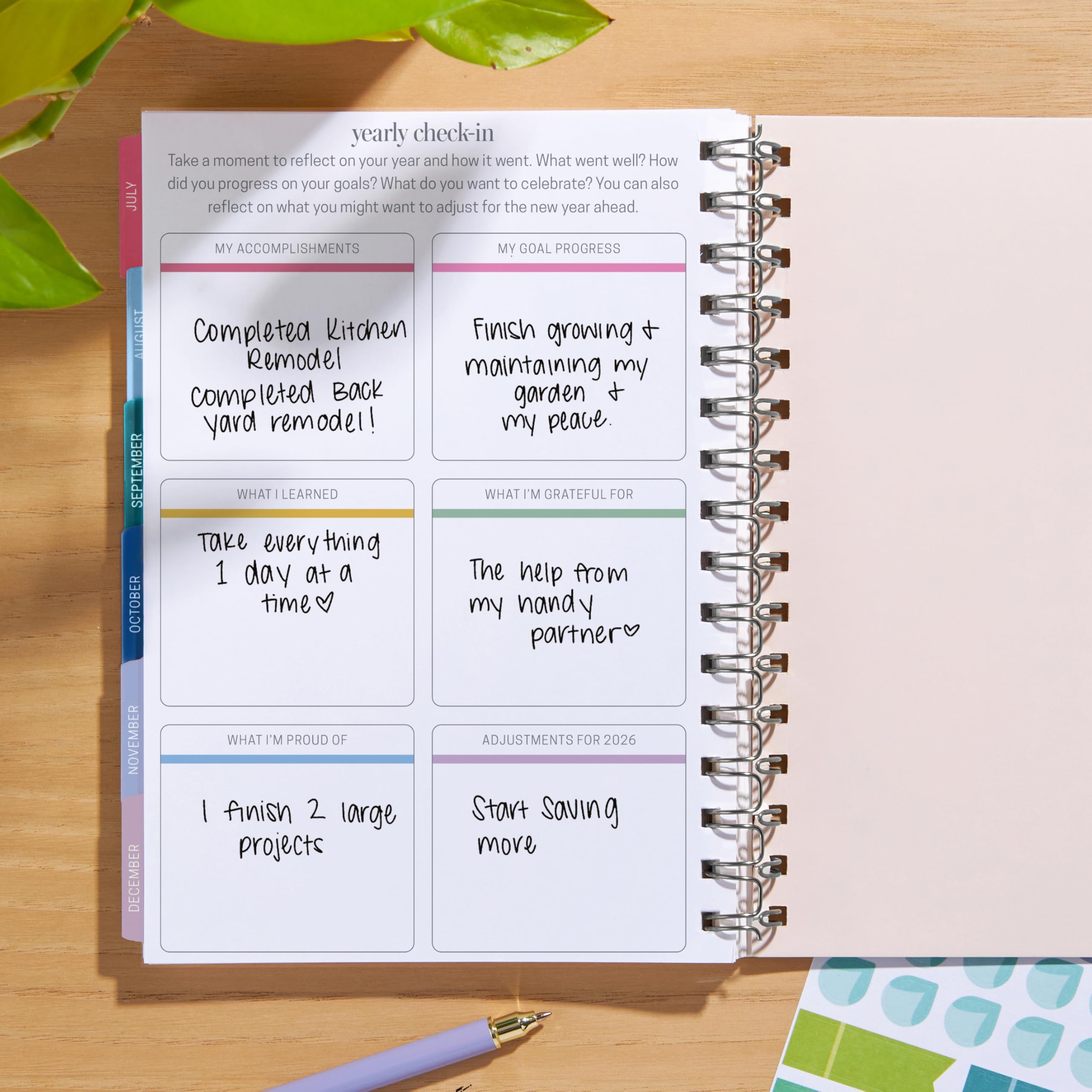 Erin Condren Inspired 2025 Weekly Planner - A5 Size 12-Month Dated Calendar (Jan-Dec) with Floral Petal Party Cover - Perfect for Students, Professionals & Goal Tracking