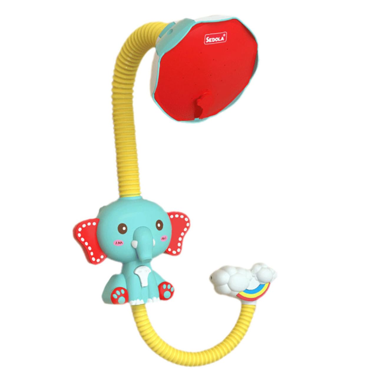 UPKOCH 4pcs Elephant Shower Sprinkler Toy Set - Electric Bath Toys for Kids with ABS Material - Fun Bath Time for Toddlers & Baby Shower Gifts