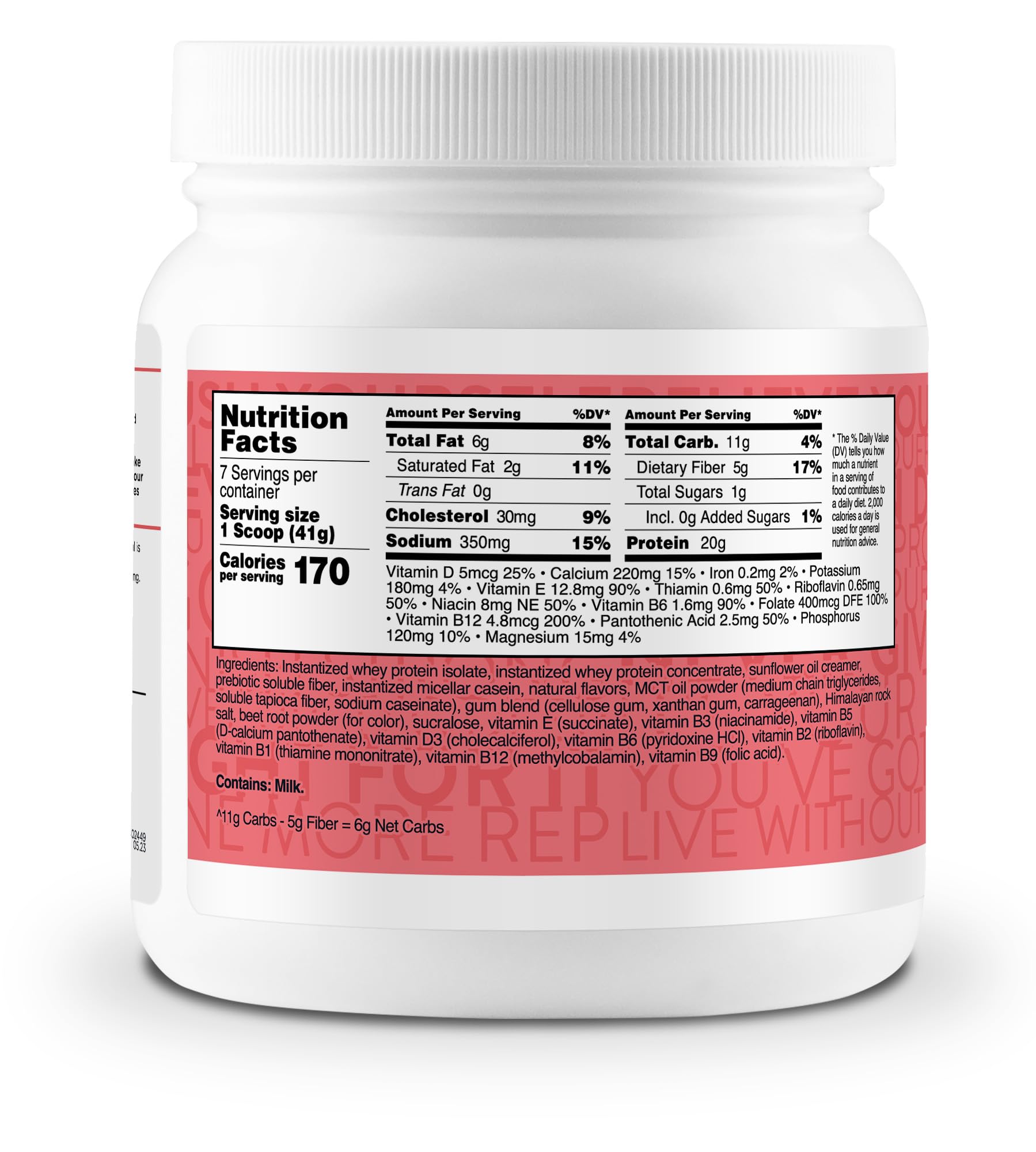 TransformHQ Meal Replacement Shake Powder - Strawberry & Cream Flavor (7 Servings) | Gluten Free, Non-GMO Protein Powder for Weight Loss & Muscle Recovery | Perfect for Busy Professionals, Gym Lovers & On-the-Go Nutrition