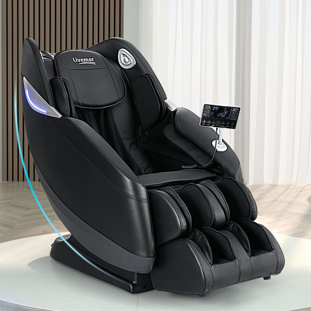 Livemor 3D Massage Chair Electric Recliner with Full Body Shiatsu Massage - Perfect for Home, Office & Relaxation Therapy