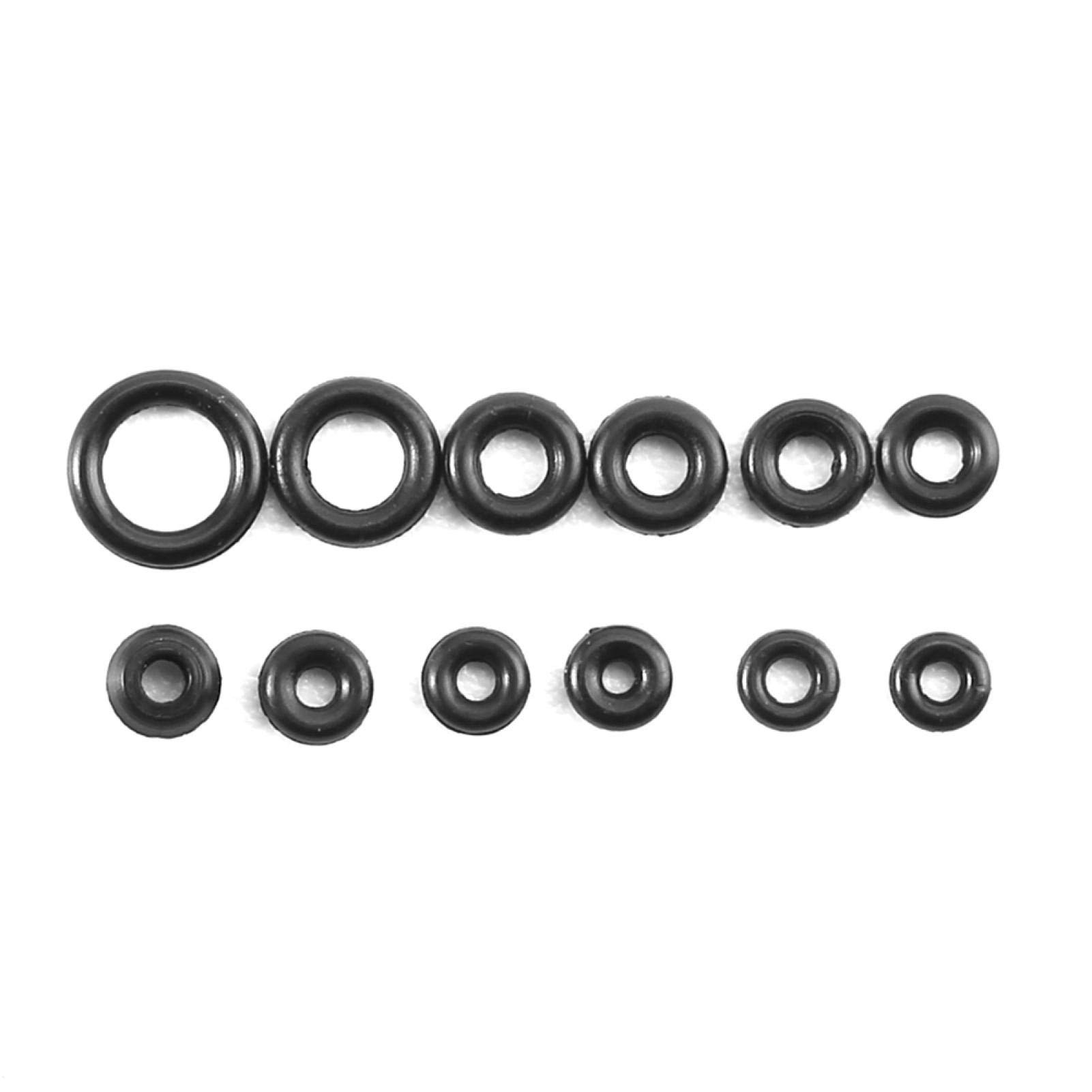Premium Rubber O-Ring Kit (1.4-2.8mm) - 12 Sizes Waterproof Sealing Rings for Watches, Crowns & Gaskets - Durable Seal Repair Set for DIY, Plumbing & Home Maintenance