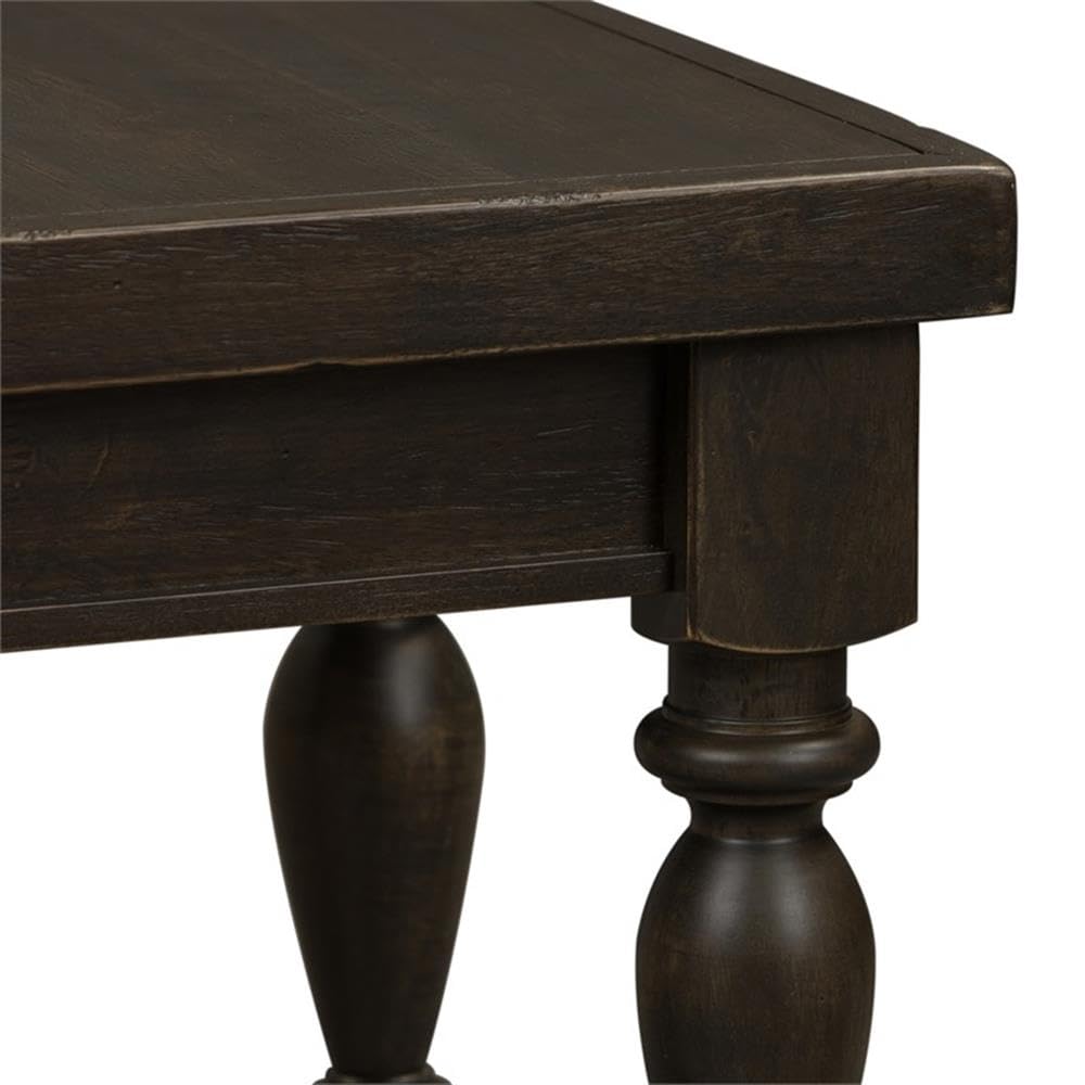 Liberty Furniture Harvest Home Black Backless Bench (RTA) - Ready-to-Assemble Entryway, Bedroom, or Dining Room Seating