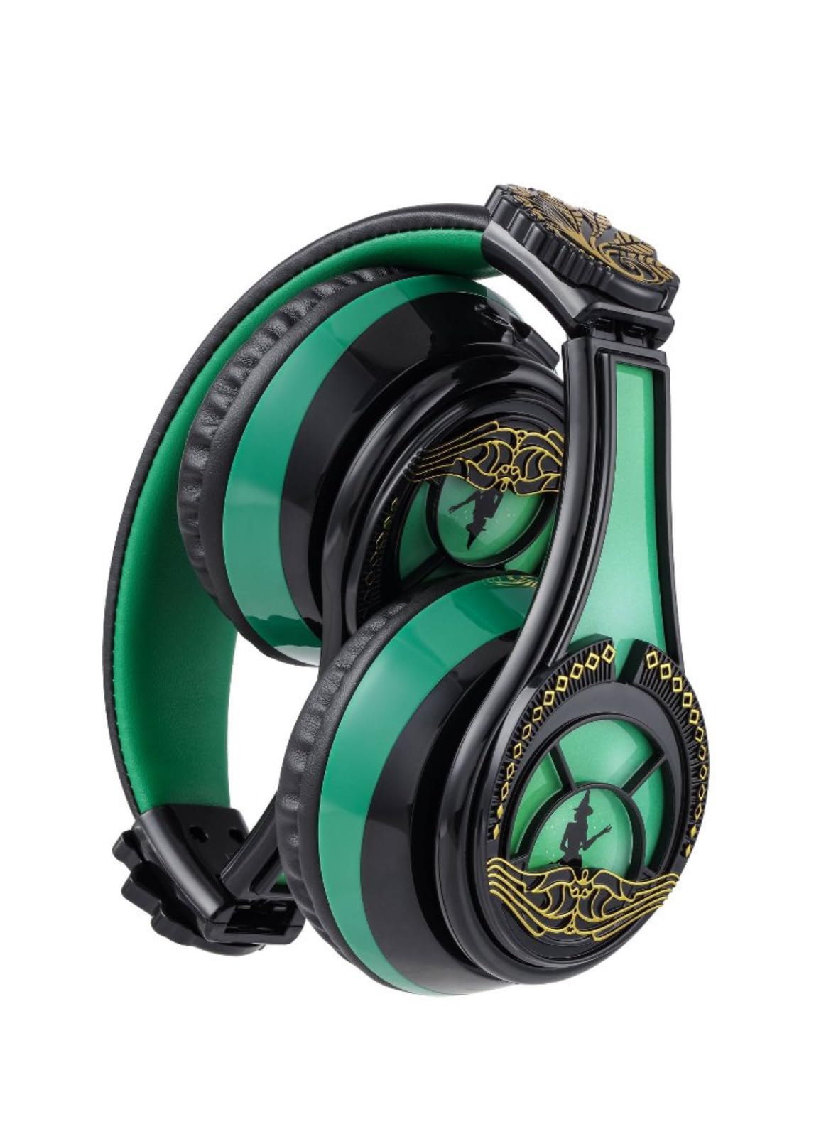 Wicked Elphaba & Glinda Bluetooth Wireless Headphones - Green (Elphaba Edition) | Noise Cancelling, Hi-Fi Sound for Music, Gaming & Travel