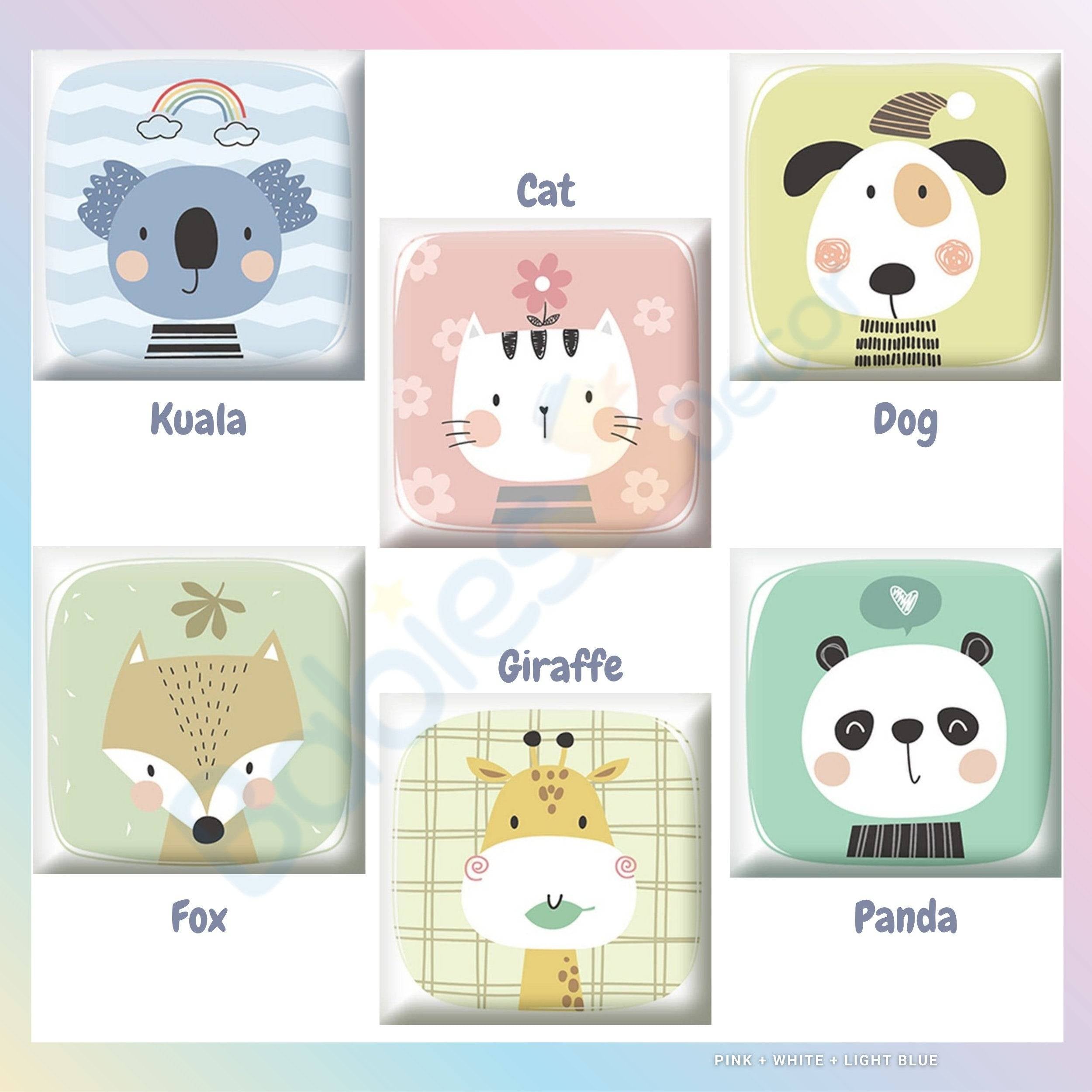 Soft Baby Farm Animal Wall Padded Safety Cushions for Kids - Nursery Decor, Playroom Protection & Toddler Safety Bumpers (Set of 4) - Perfect for Daycare, Bedroom & Play Areas