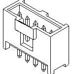 90136-2212 Connector Shrouded Header HDR 12 Position 2.54mm Solder Right Angle Thru-Hole C-Grid III Tray (25 Pieces) - Perfect for PCB Board Connections, DIY Electronics Projects, and Industrial Control Systems