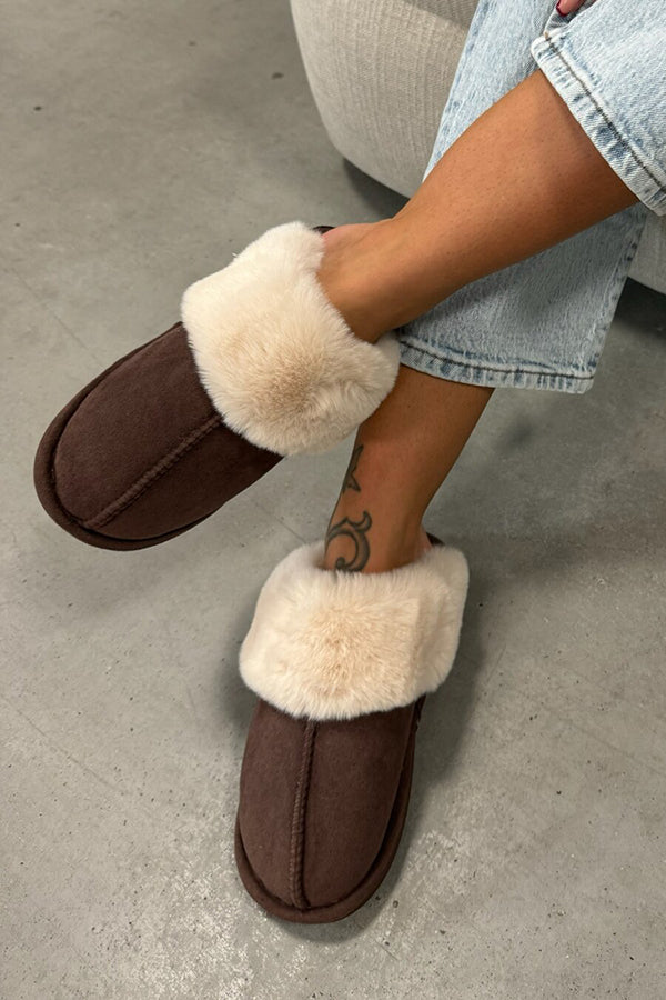 Cozy Plush Cotton Slippers for Women & Men - Soft Indoor House Shoes with Non-Slip Sole - Perfect for Winter, Home, Office and Hotel Use