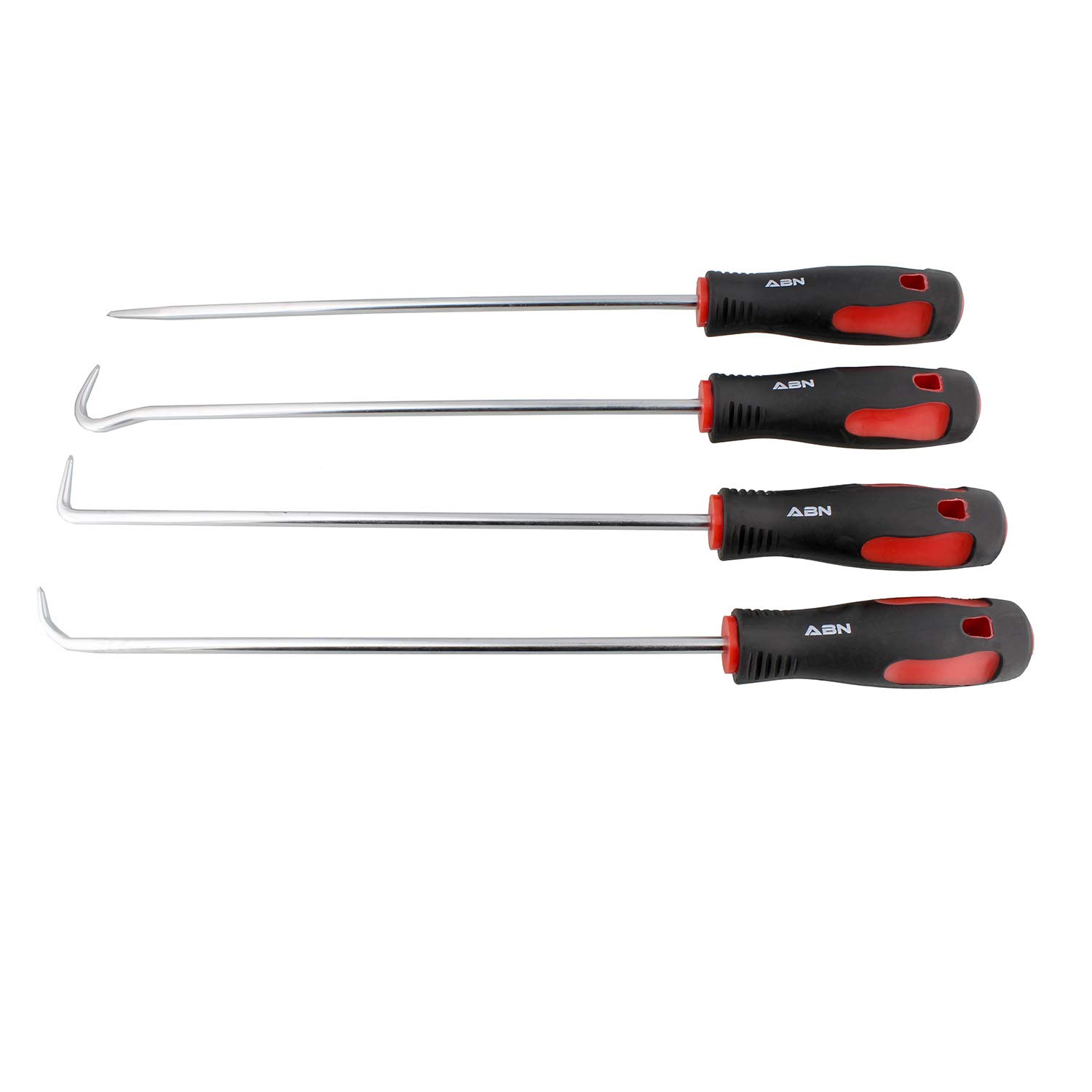 ABN 4-Piece Hook & Pick Set - Automotive Hose Removal Tools for Radiator, Coolant & Clamps | DIY Car Repair Kit