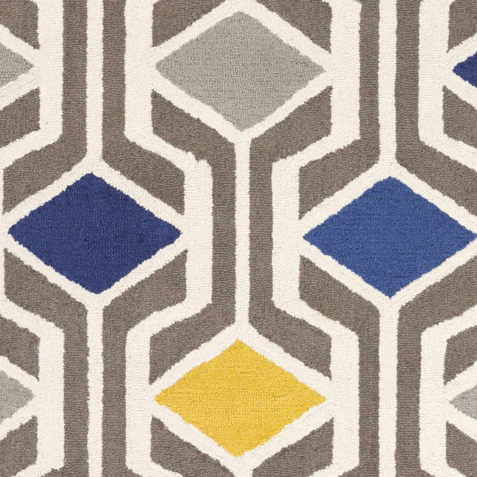Hauteloom Taneytown Wool Area Rug 3' x 5' - Modern Beige, Brown & Gray - Soft & Durable for Living Room, Bedroom, Office - Perfect for Home Decor & Cozy Spaces