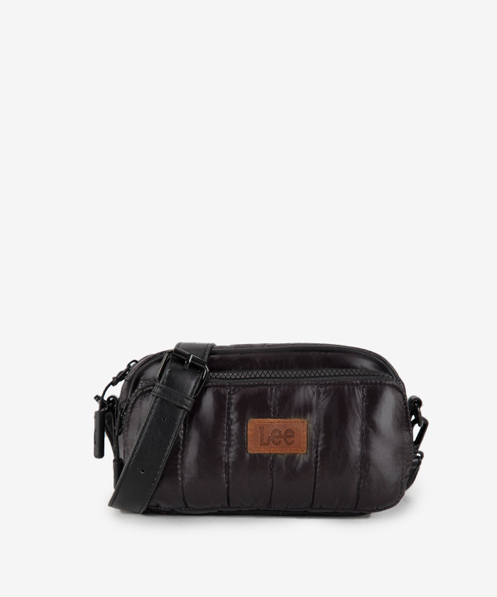 LEE Quilted Puffer Crossbody Bag for Women - Stylish Winter Shoulder Purse with Adjustable Strap - Perfect for Travel, Shopping & Daily Use
