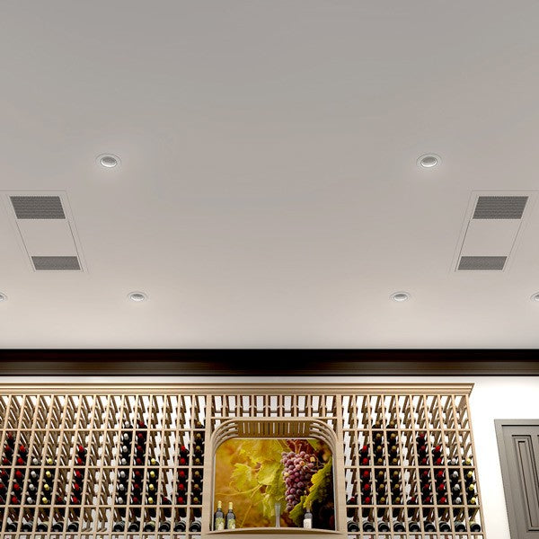 WhisperKOOL Ceiling Mount Twin Split Wine Cellar Cooling System - Professional Wine Storage Solution for Home & Commercial Use | Perfect for Wine Cellars, Basements & Restaurants