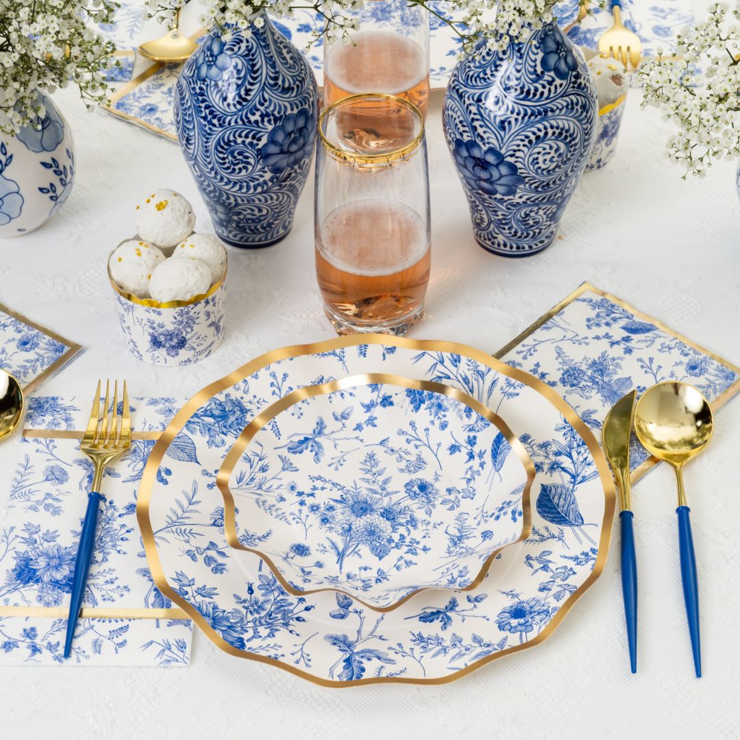 Timeless Table Setting Complete Kit - Elegant Dinnerware Set for 6, Perfect for Holidays, Weddings & Formal Dining | Includes Plates, Bowls, Cutlery & Napkins