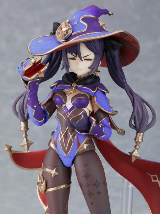 Figma #548 Mona Megistus (Mirror Reflection of Doom Ver.) Genshin Impact Collectible Action Figure - Perfect for Anime Fans, Gaming Display & Cosplay Inspiration