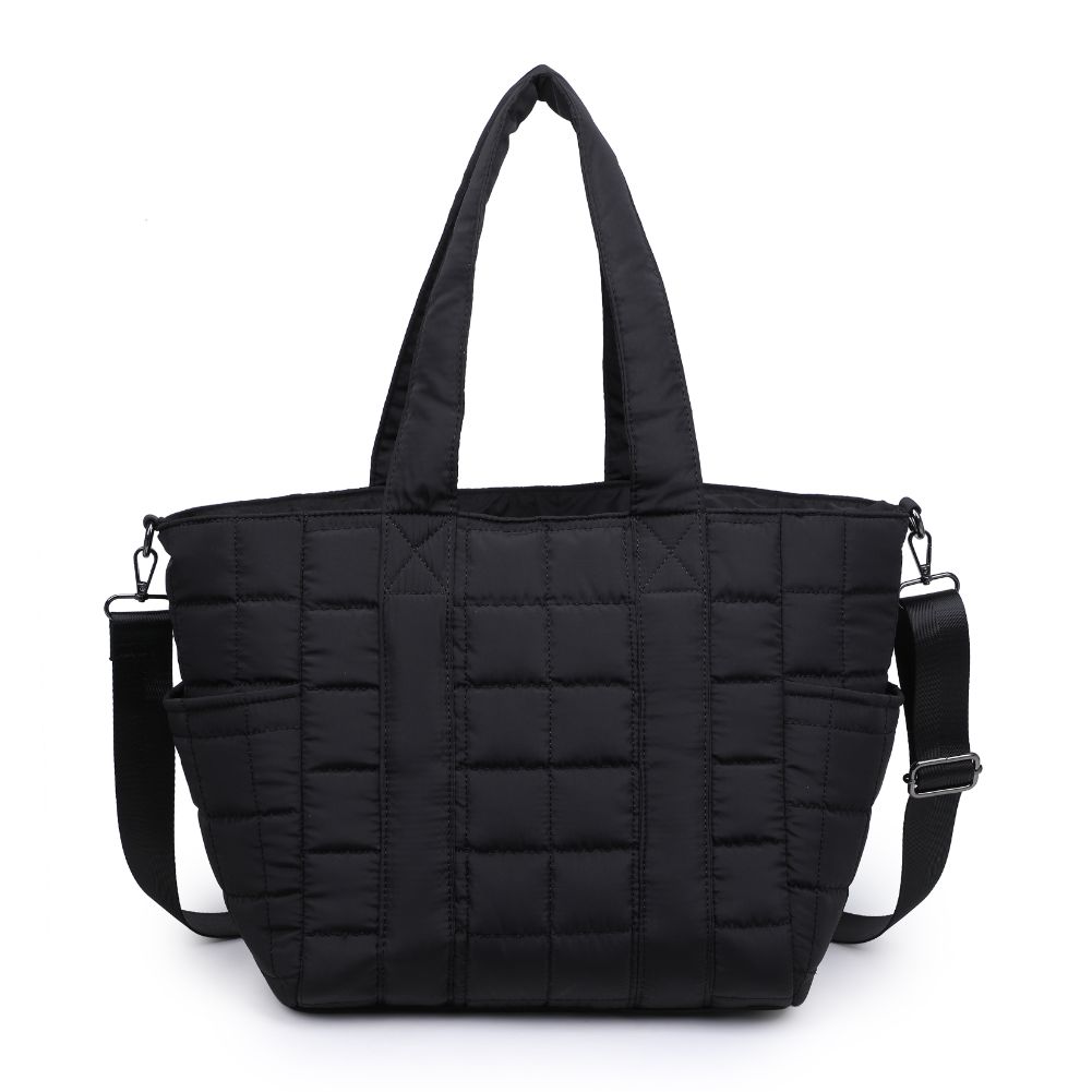 August Quilted Nylon Tote Bag for Women - Stylish & Durable Shoulder Handbag - Perfect for Work, Travel & Shopping