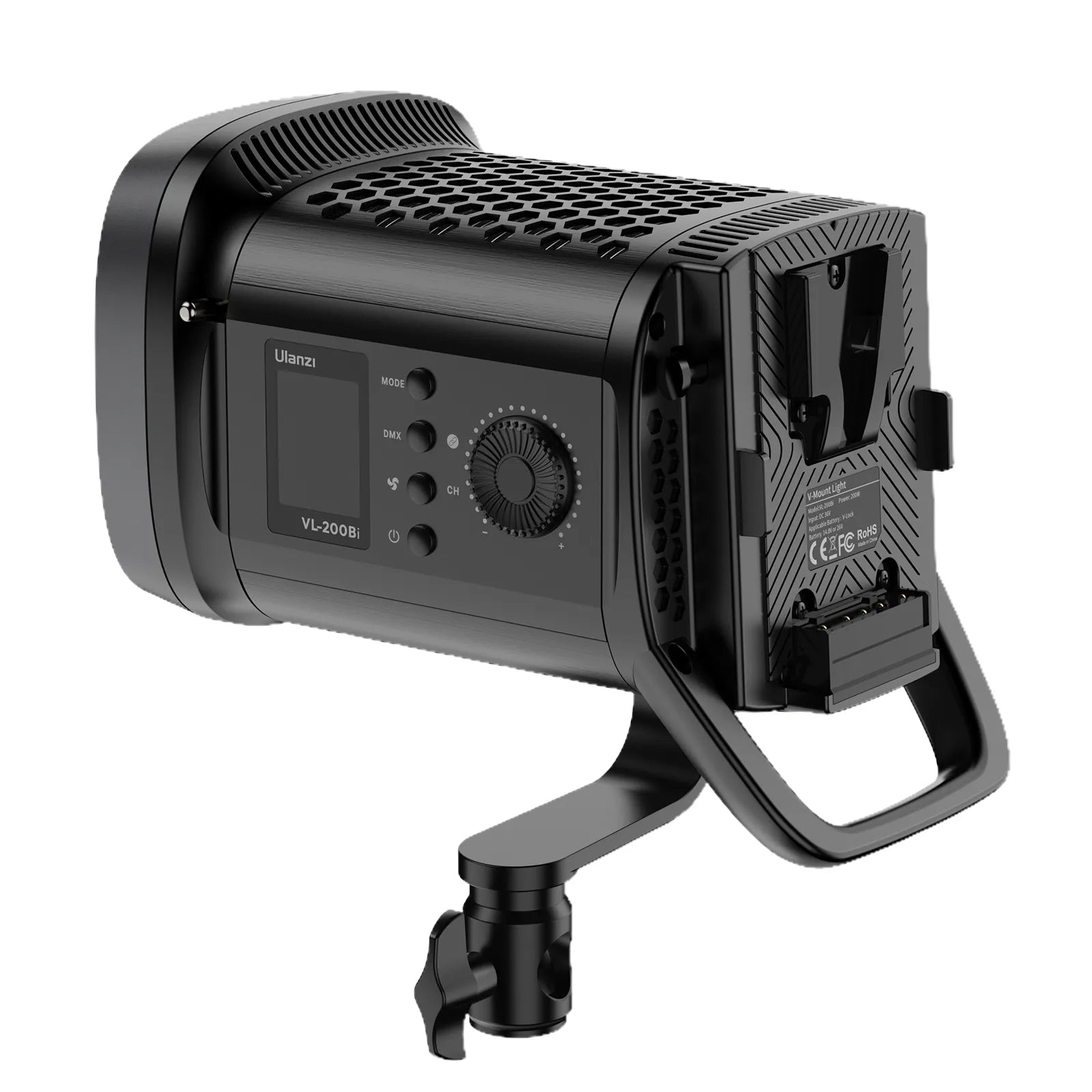 Ulanzi VL 200Bi 200W V Mount LED Video Light - Professional Photography & Filmmaking Lighting for YouTube, Studio, and Outdoor Shooting - L079CNA1