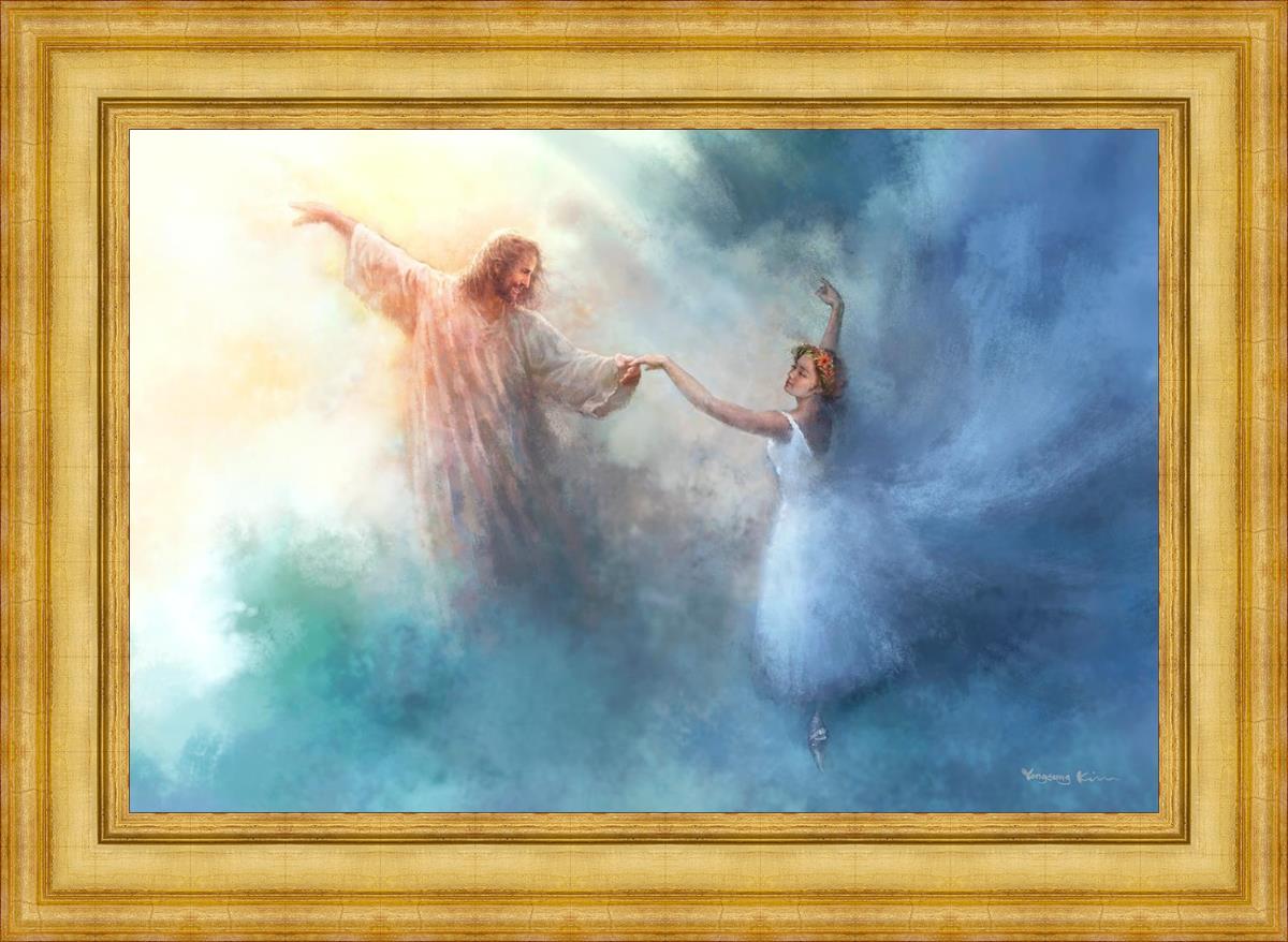 A Pas De Deux By Yongsung Kim - Ballet Dance Art Print - Elegant Wall Decor for Home, Office & Dance Studios