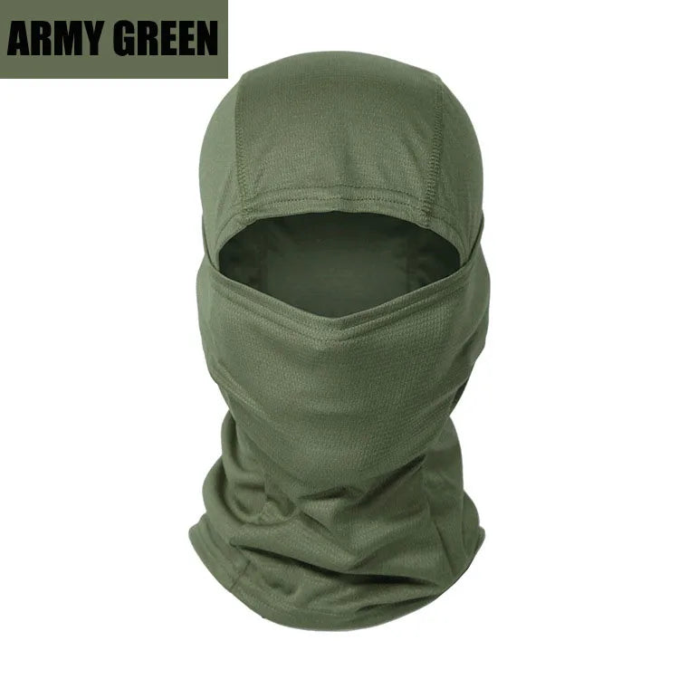 All Season Tactical Nylon Balaclava - Windproof & Breathable Face Mask for Skiing, Motorcycling & Outdoor Sports