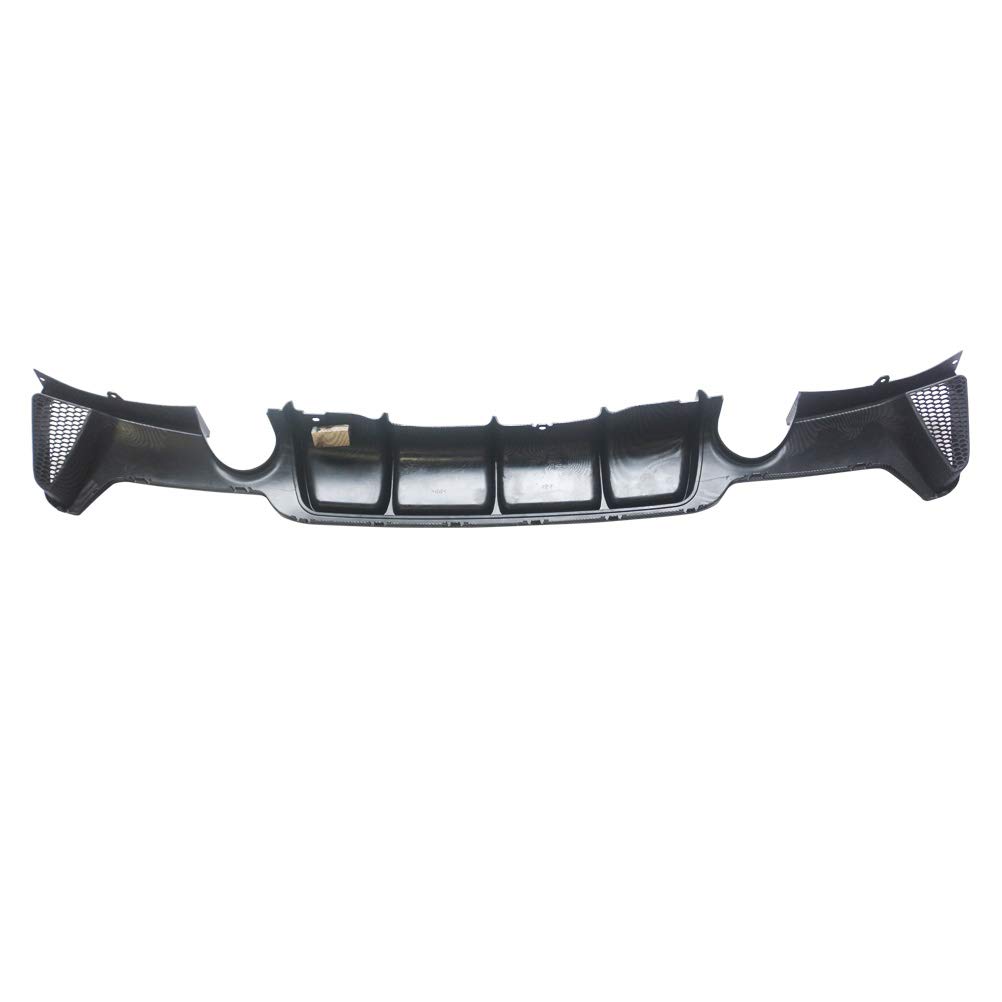 NINTE Rear Diffuser for 2014-2020 BMW 4 Series F32 F33 F36 - M Performance Style ABS Plastic with Carbon Fiber Coating | Lower Bumper Lip Spoiler | Enhances Aerodynamics & Sporty Look for Street & Track Racing