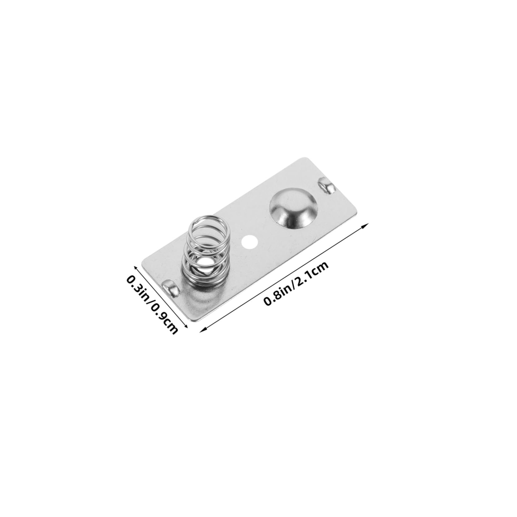 Gatuida 4 Sets Battery Spring - Durable Metal Battery Plate Contacts for AA AAA C D 9V Batteries - Perfect for Flashlights, Toys, Remote Controls & Electronic Devices